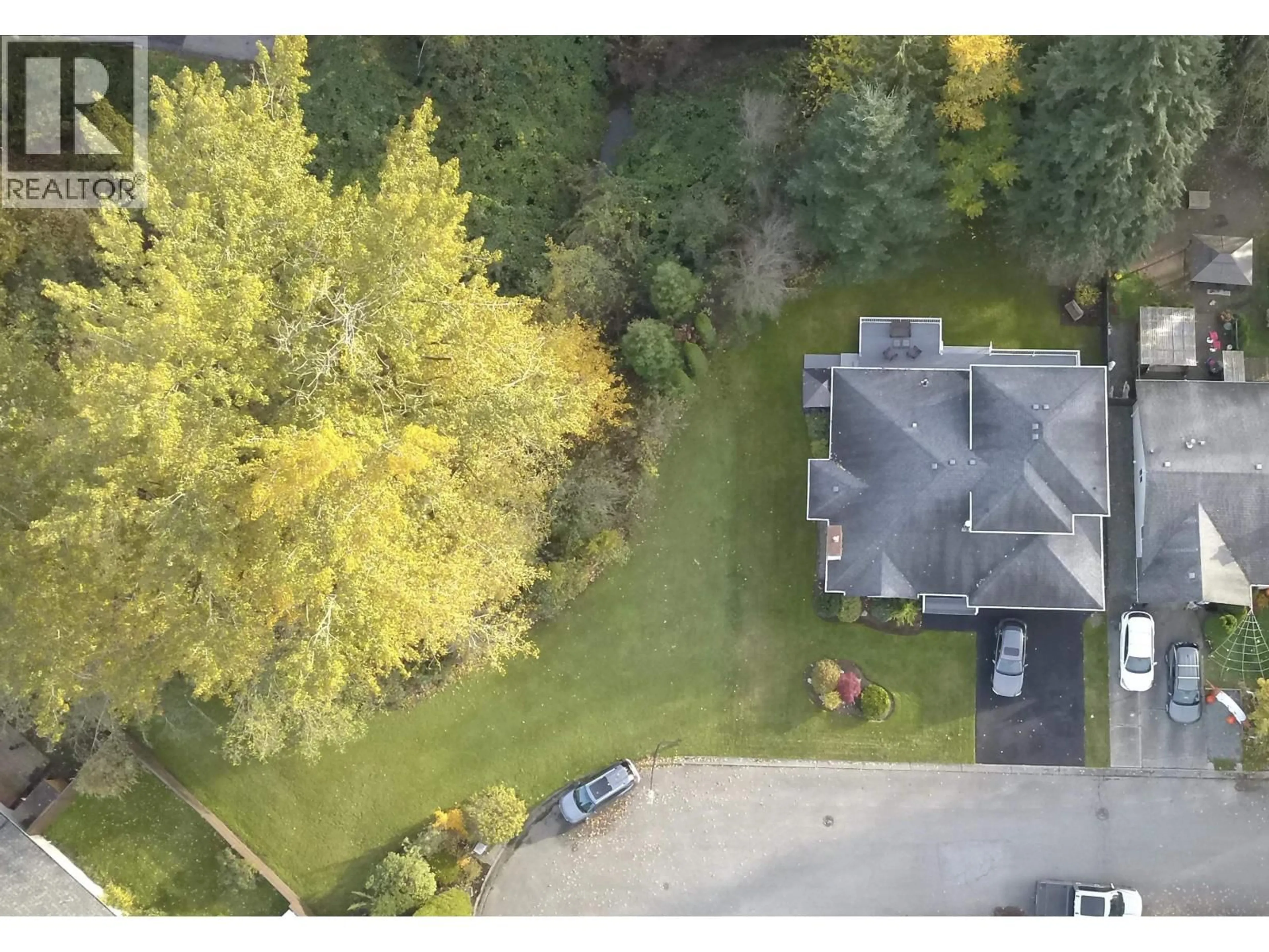 A pic from outside/outdoor area/front of a property/back of a property/a pic from drone, forest/trees view for 22822 125B AVENUE, Maple Ridge British Columbia V2X0P8