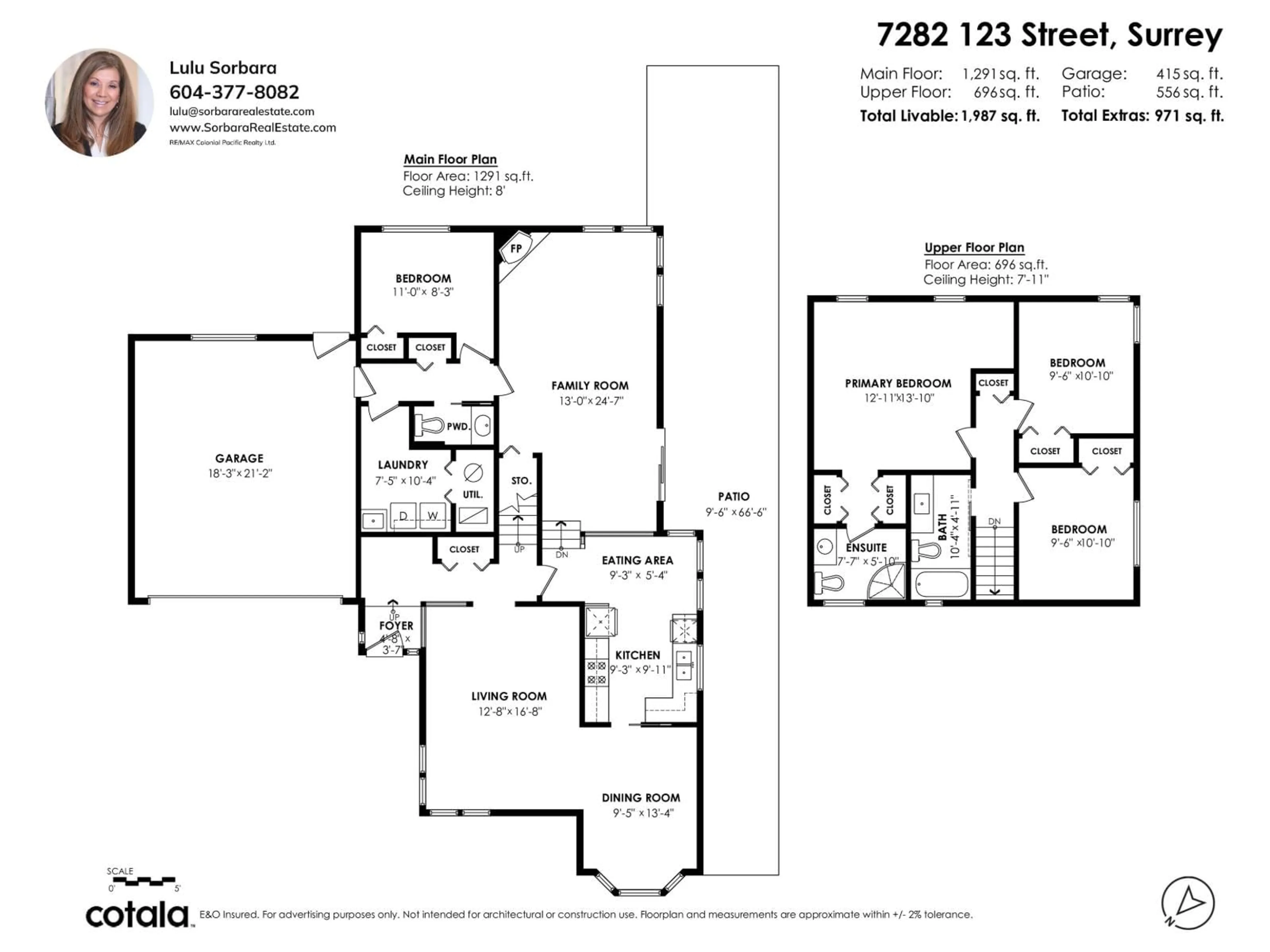 Floor plan for 7282 123, Surrey British Columbia V3W9J1
