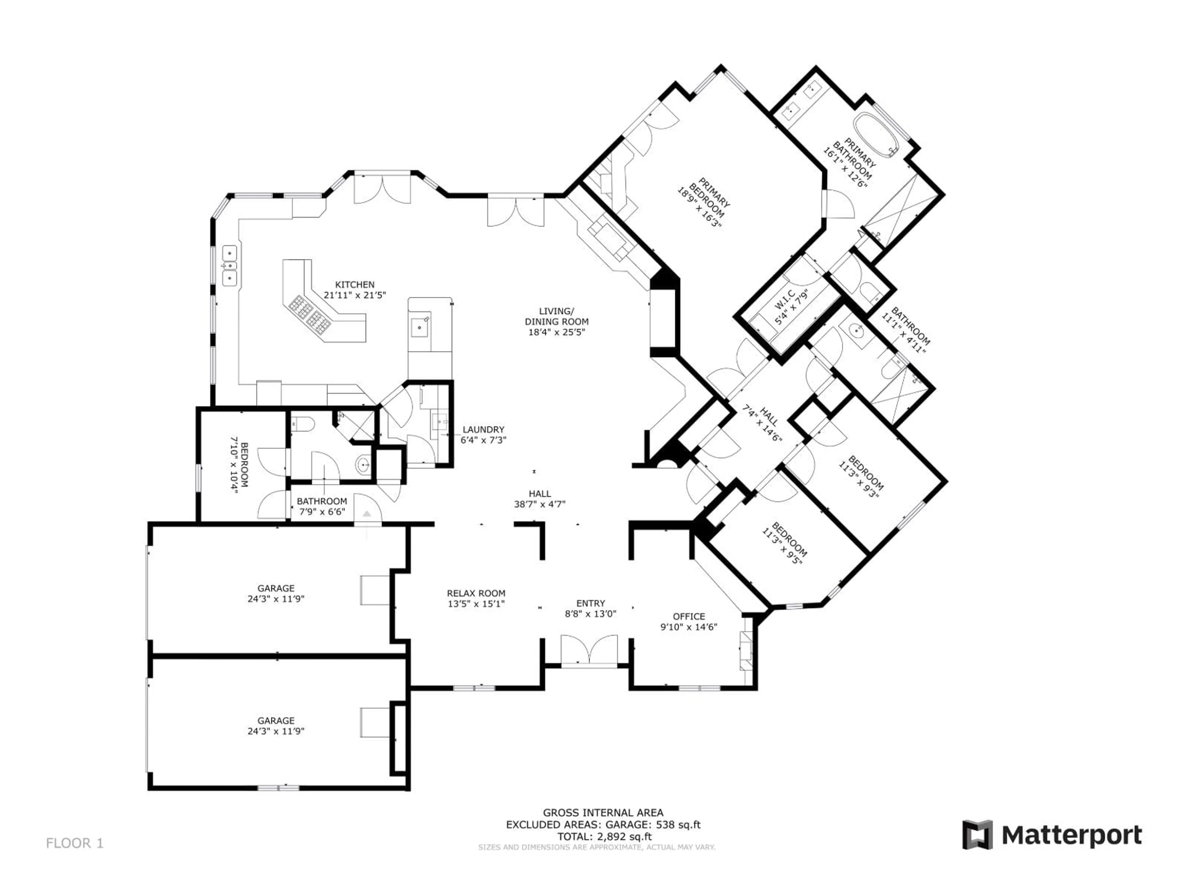 Floor plan for 2313 CHANTRELL PARK, Surrey British Columbia V4A9W8