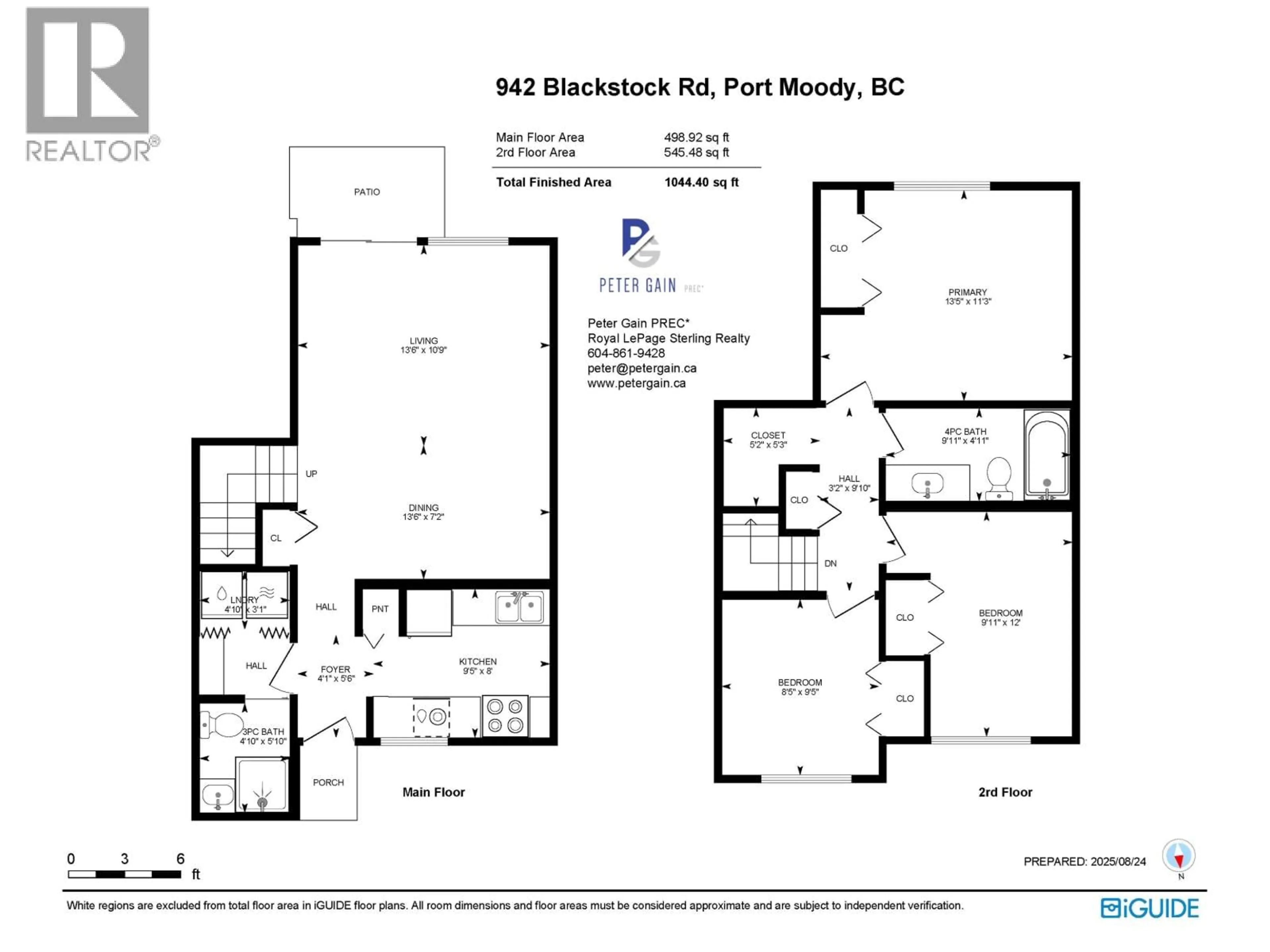 Floor plan for 942 BLACKSTOCK ROAD, Port Moody British Columbia V3H3S2