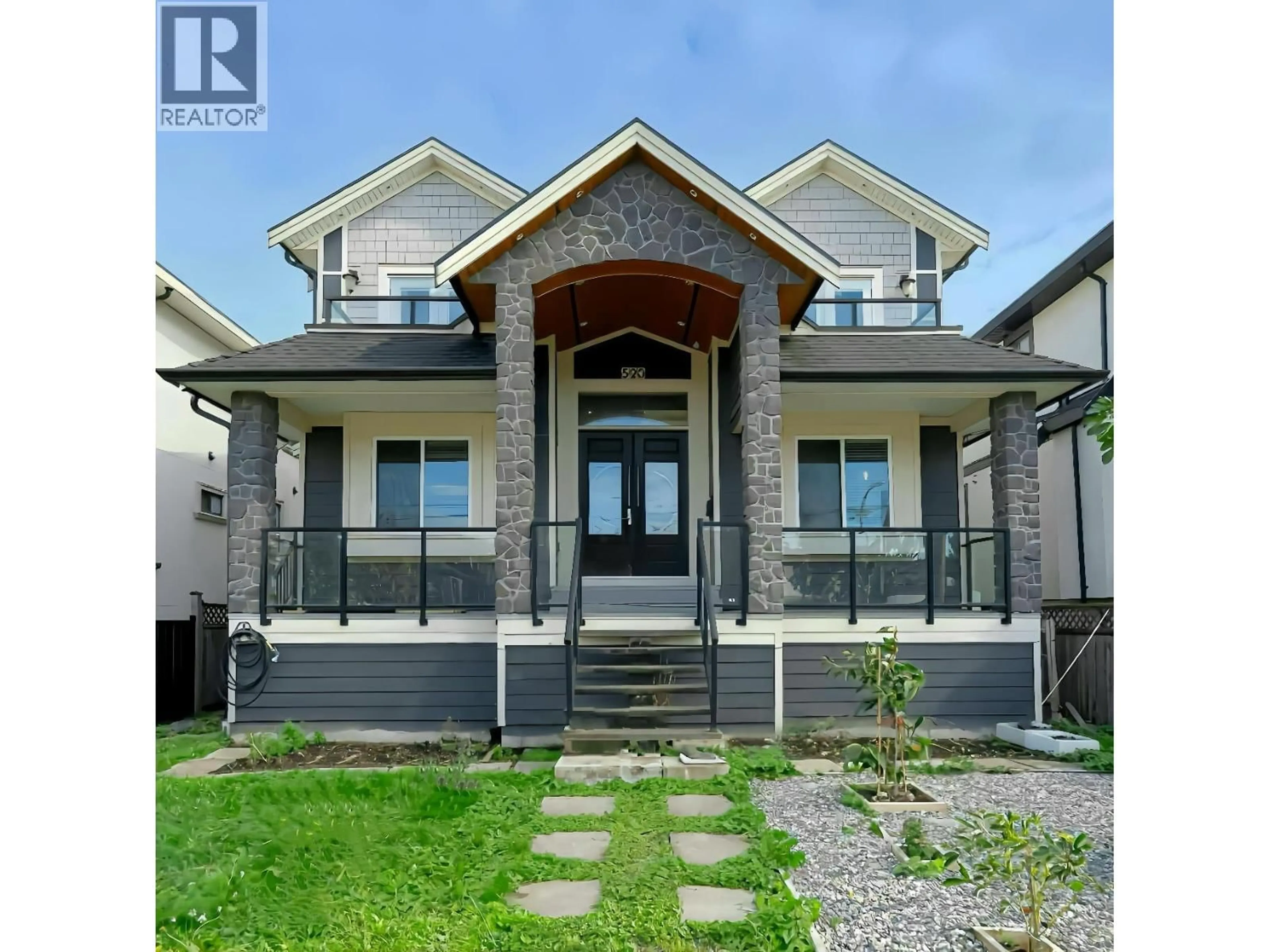 Home with brick exterior material, street for 520 EWEN AVENUE, New Westminster British Columbia V3M5B1