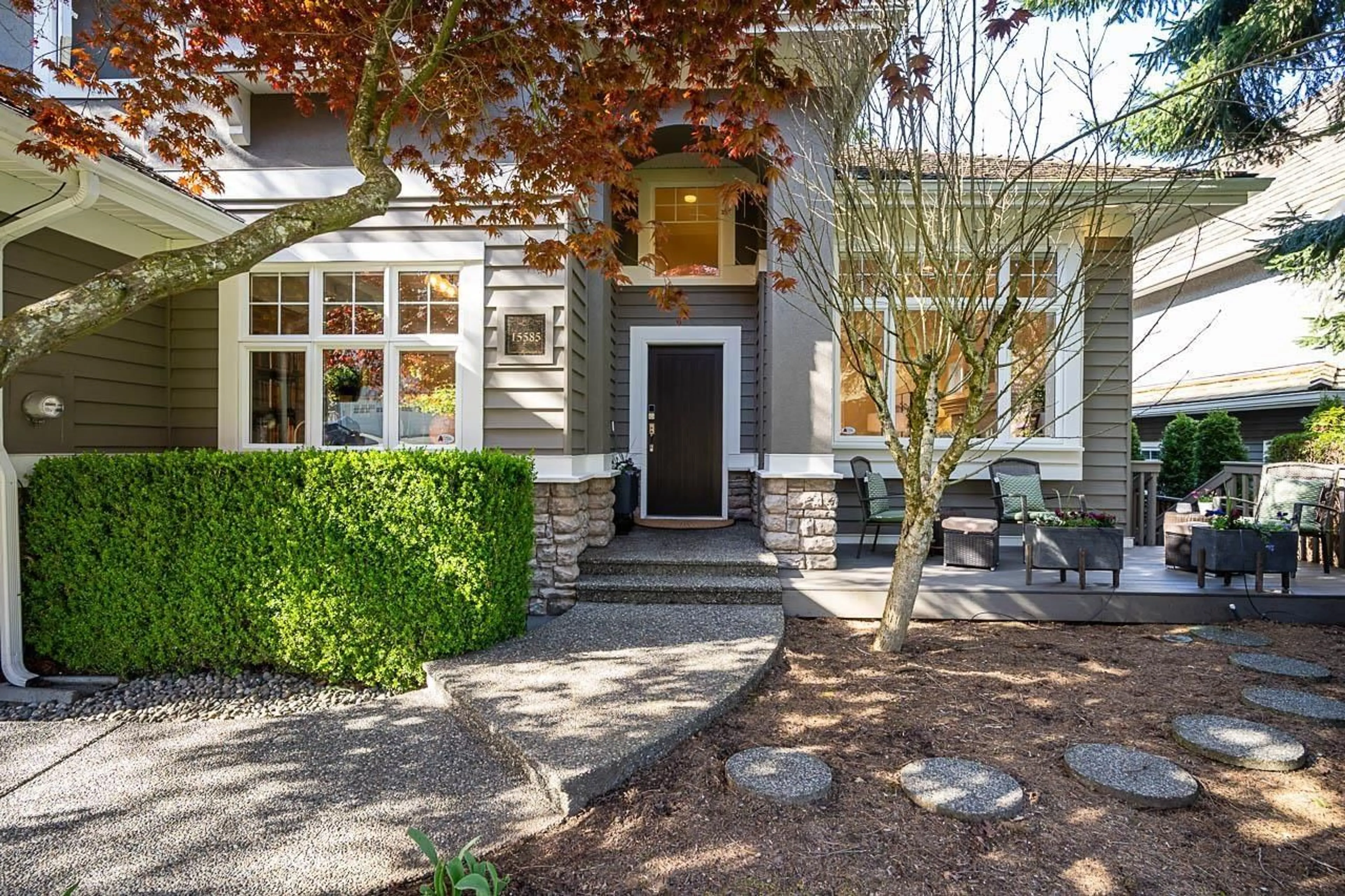 Home with brick exterior material, street for 15585 37, Surrey British Columbia V3Z0H4