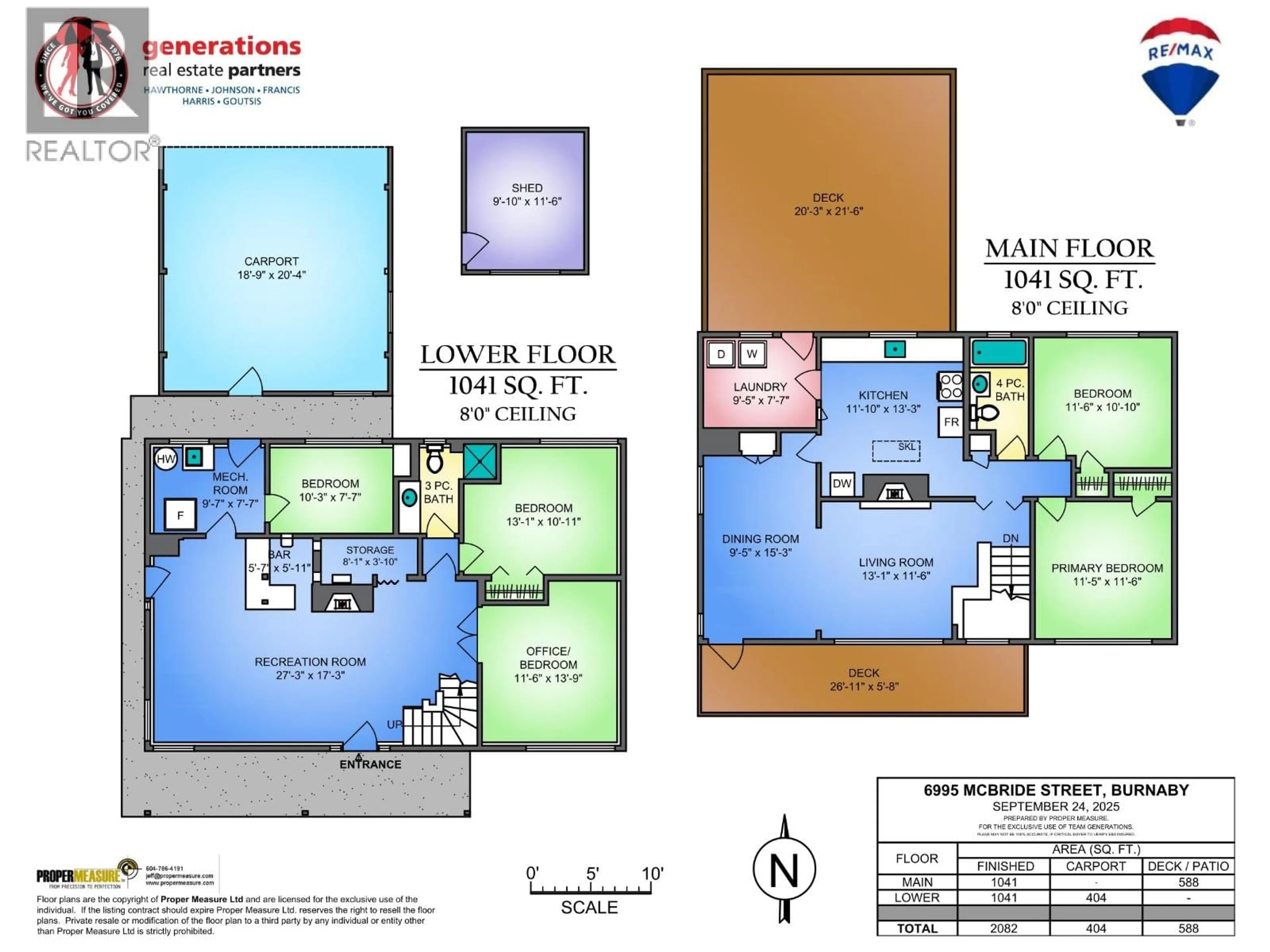 Floor plan for 6995 MCBRIDE STREET, Burnaby British Columbia V5E1R1