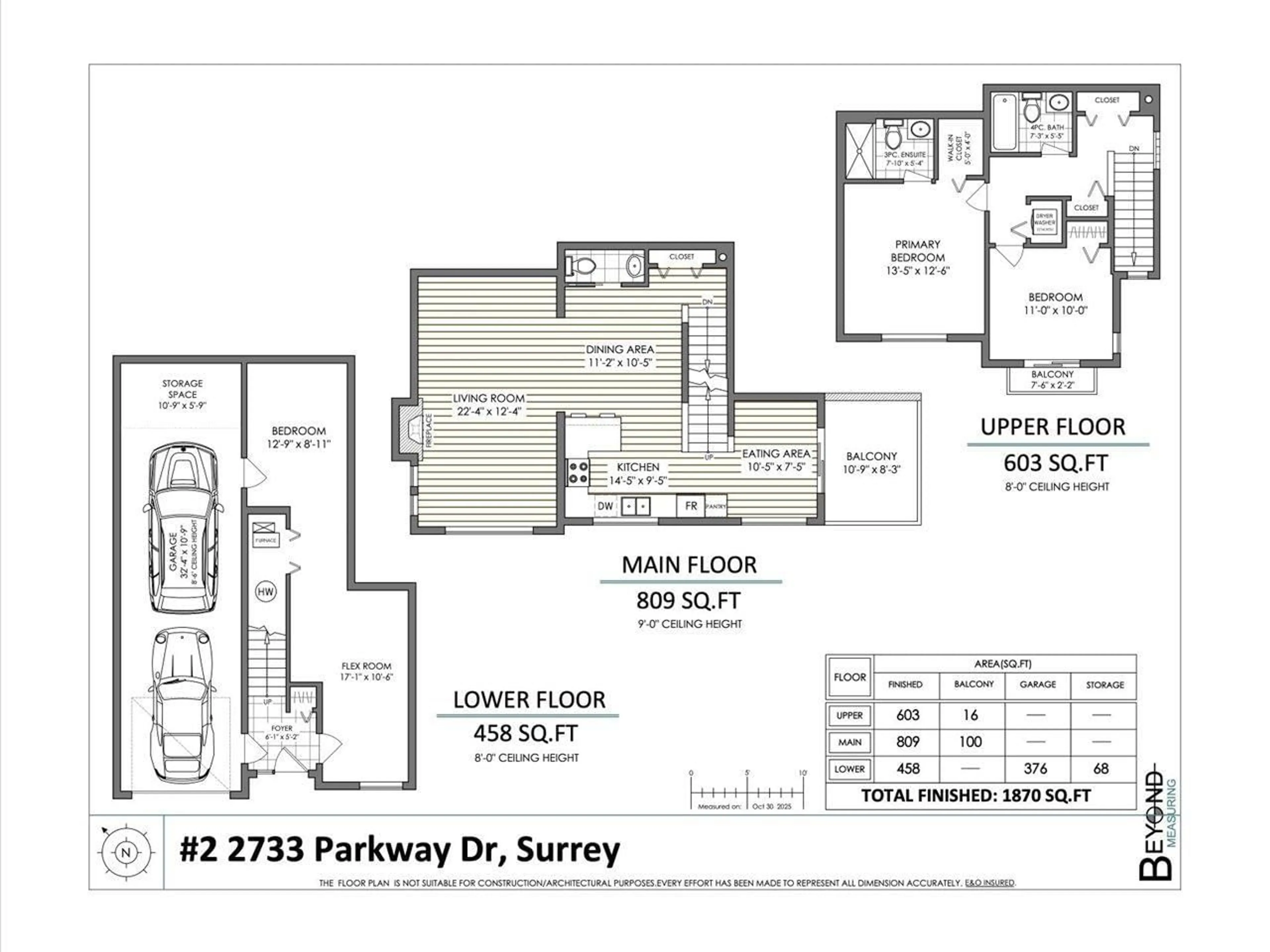 Floor plan for 2 - 2733 PARKWAY, Surrey British Columbia V4P3P7
