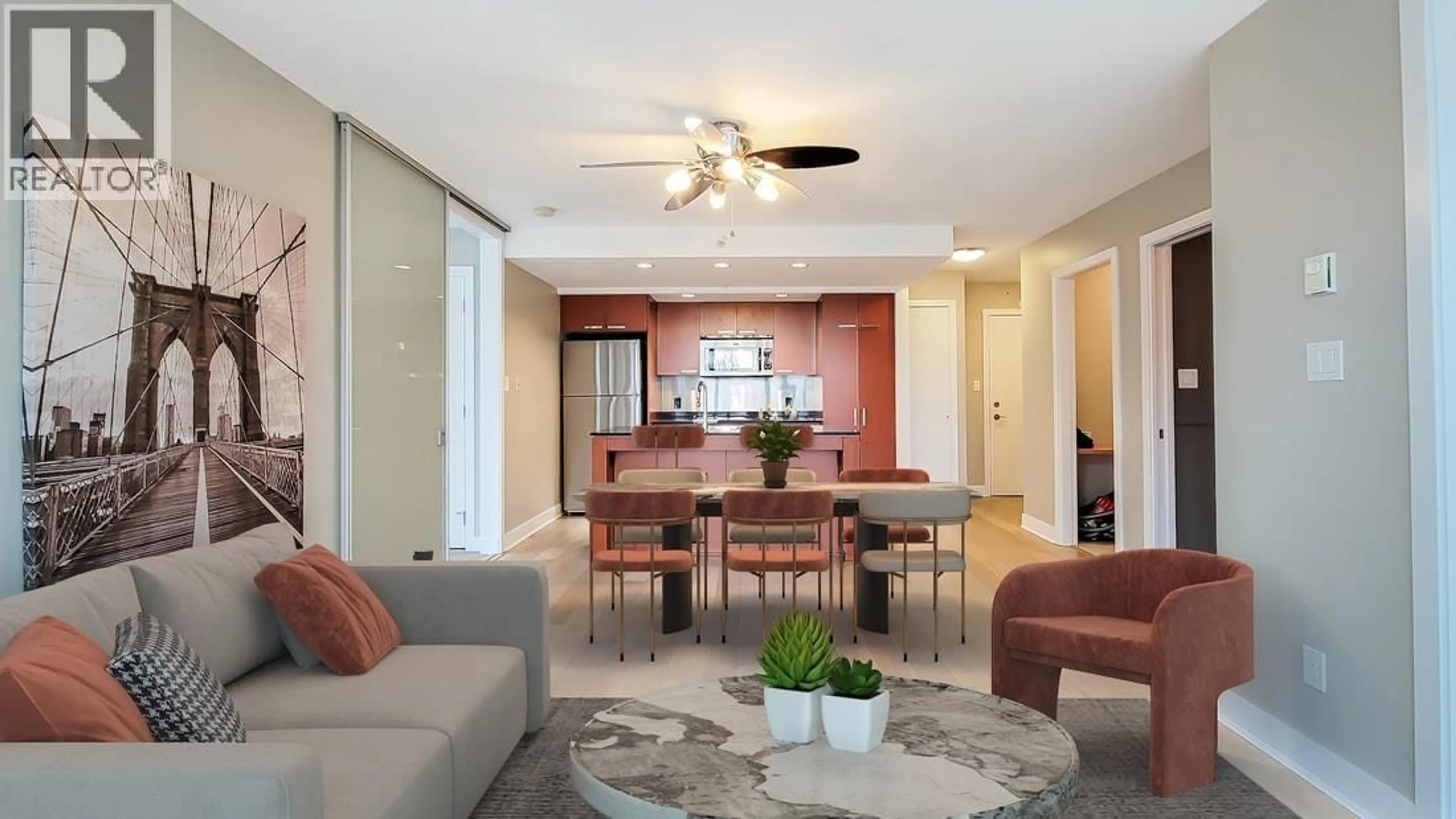 Living room with furniture, unknown for 804 - 1255 SEYMOUR STREET, Vancouver British Columbia V6B0H1