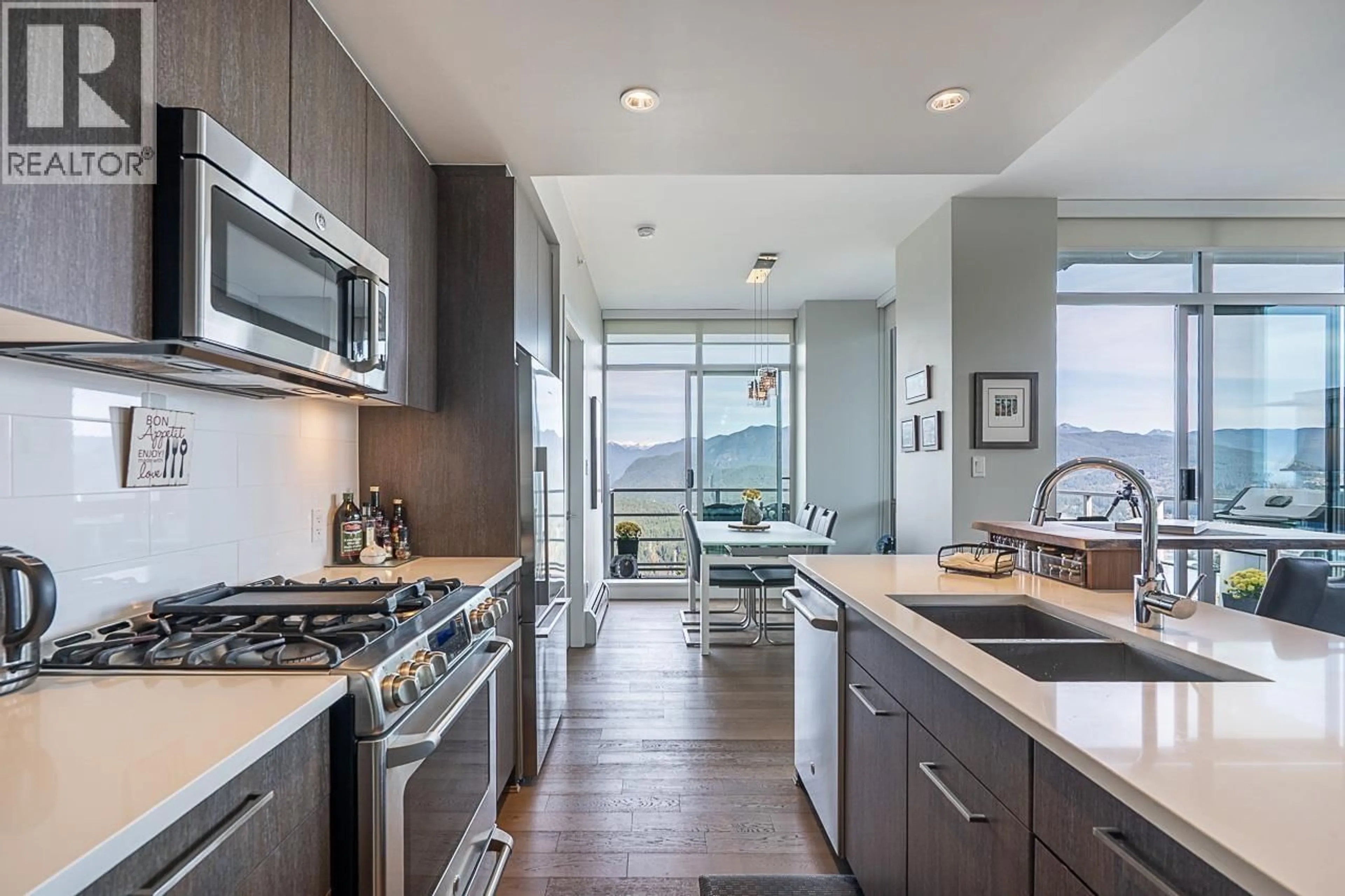 Open concept kitchen, unknown for 1506 - 9060 UNIVERSITY CRESCENT, Burnaby British Columbia V5A0E1