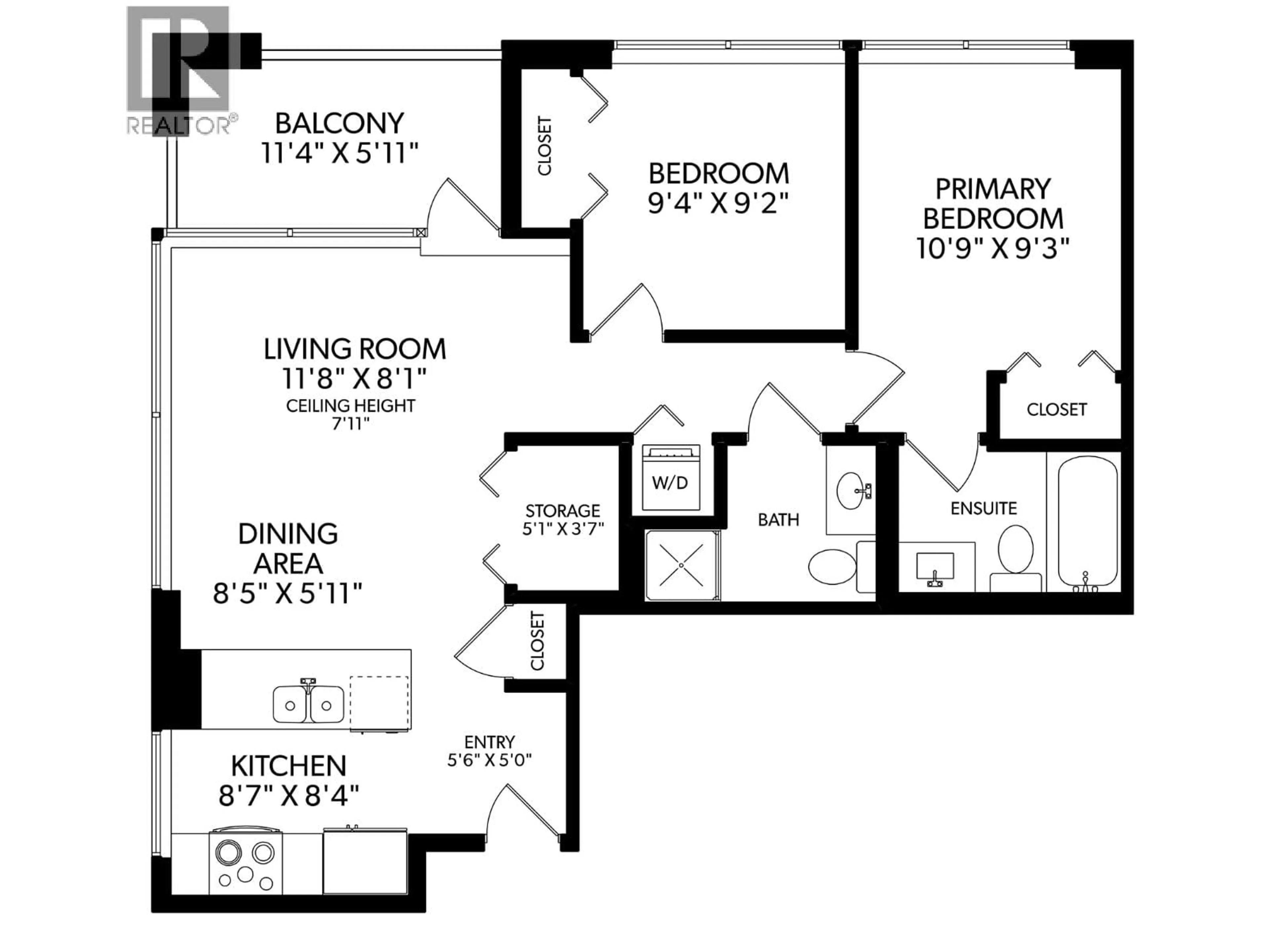 Floor plan for 316 - 2689 KINGSWAY, Vancouver British Columbia V5R0C3