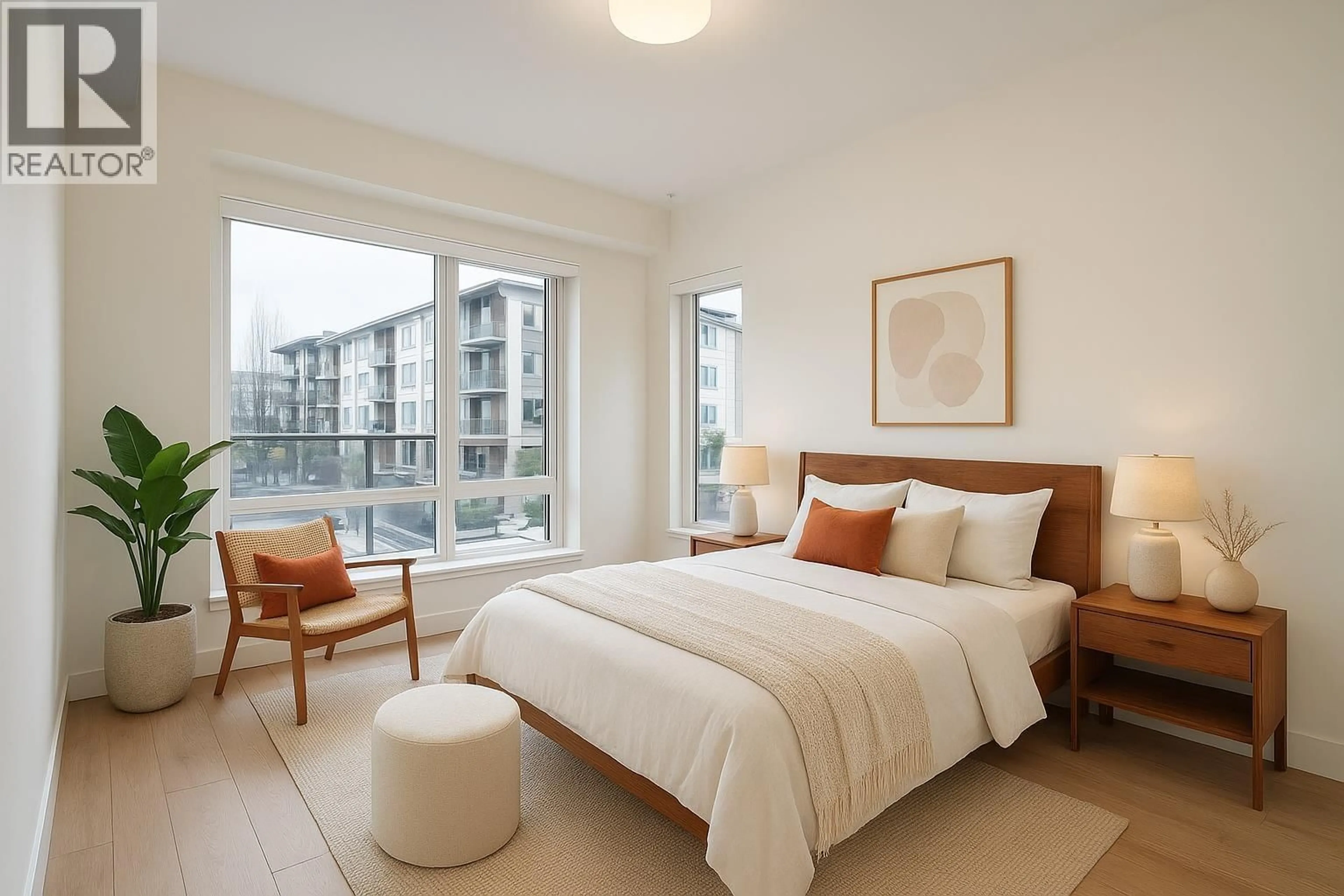 Bedroom with bed, unknown for 206 - 8428 PARK ROAD, Richmond British Columbia V6Y0K1