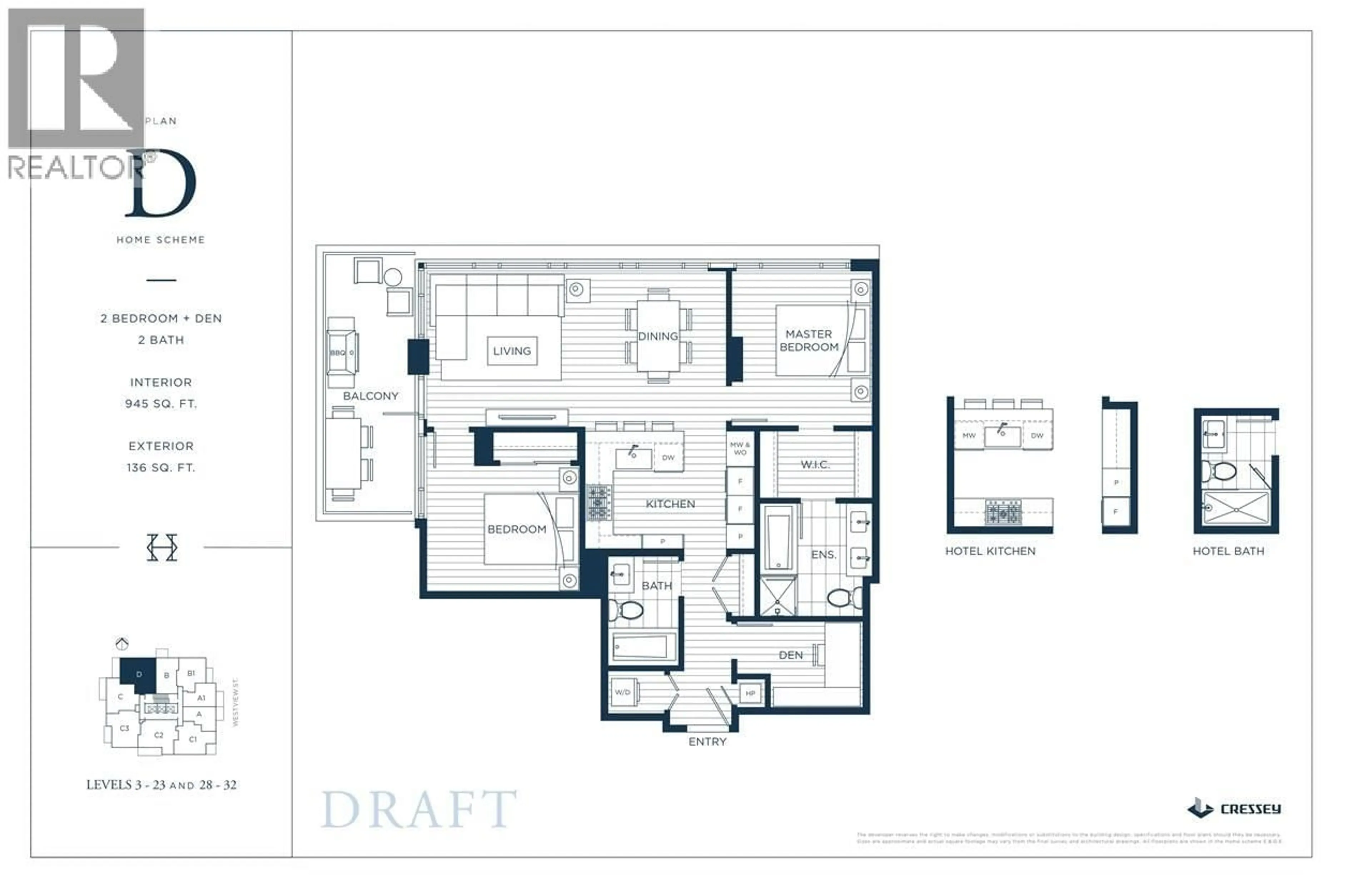 Floor plan for 1710 - 450 WESTVIEW STREET, Coquitlam British Columbia V3K6C3