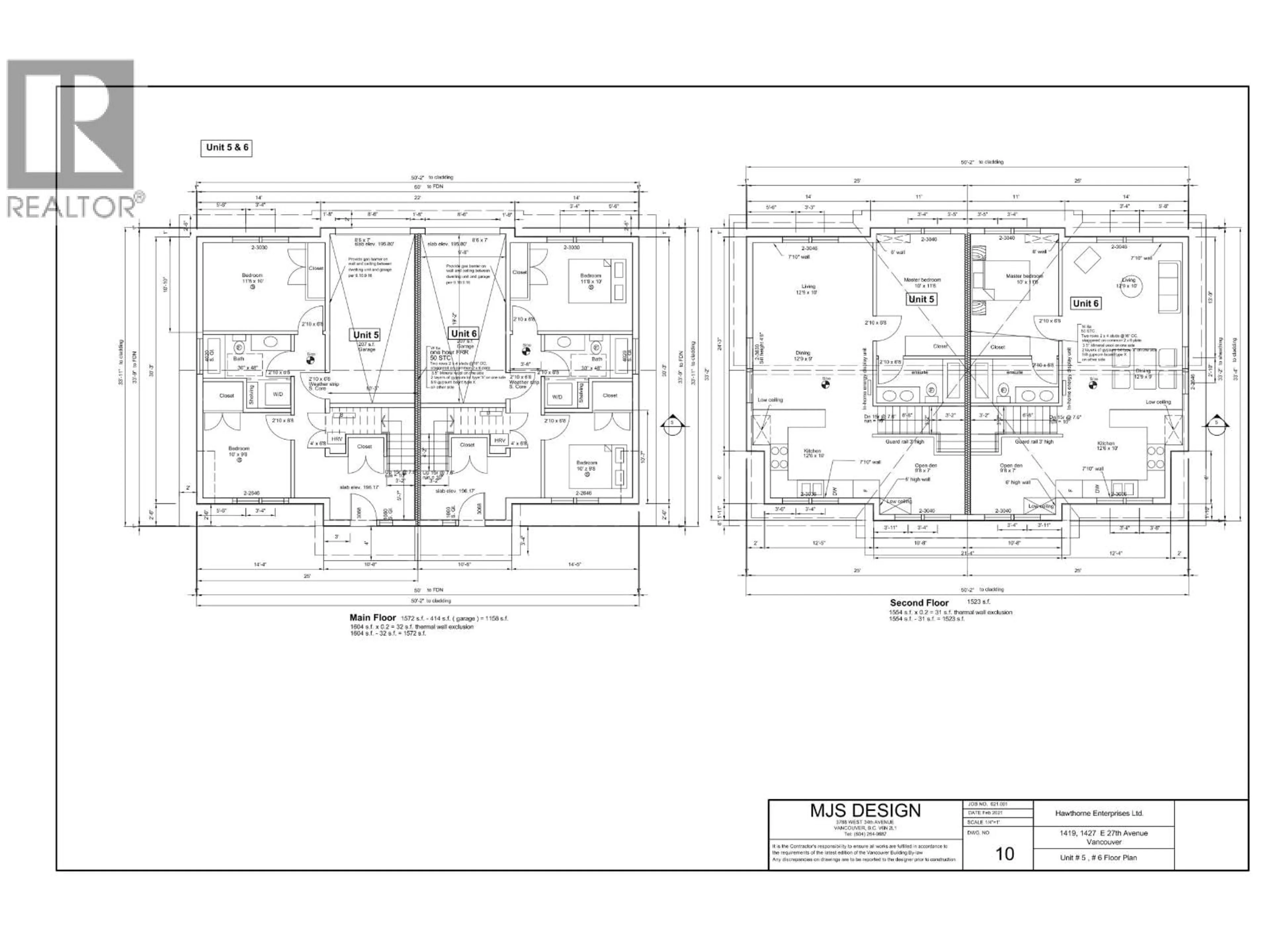 Floor plan for 1421 27TH AVENUE, Vancouver British Columbia V5N2W6