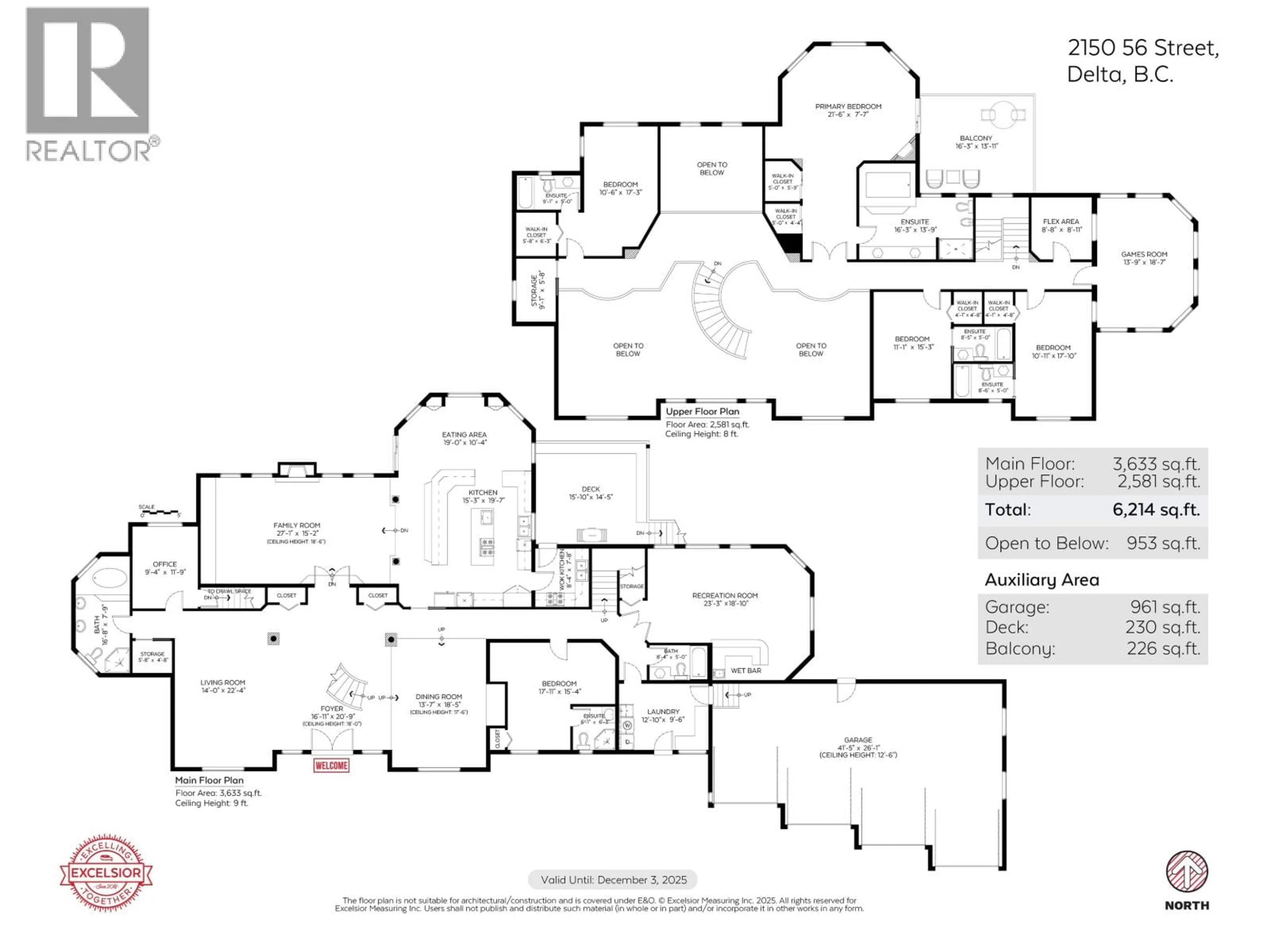 Floor plan for 2150 56 STREET, Delta British Columbia V4L2B1