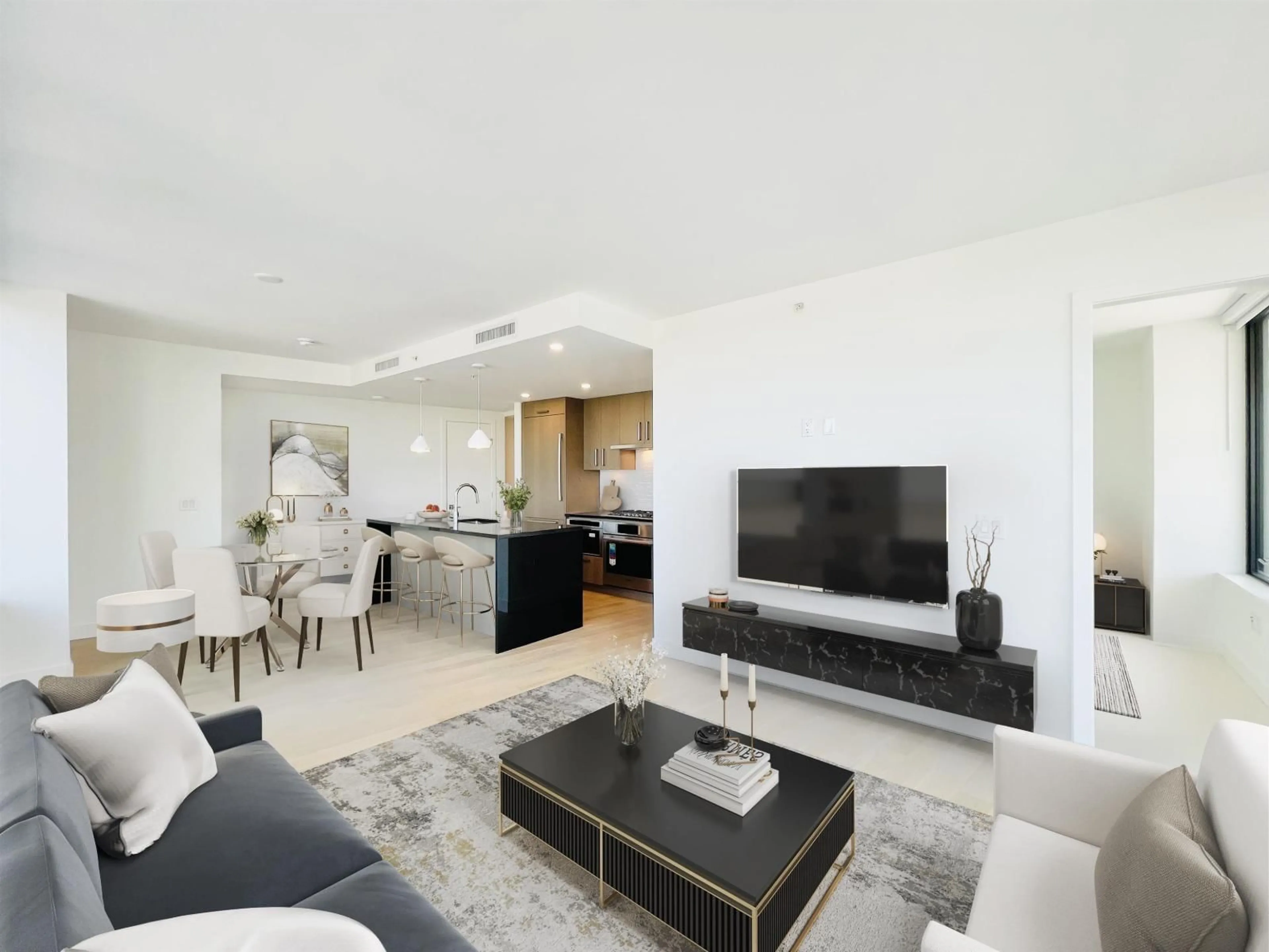 Living room with furniture, unknown for 410 - 1588 JOHNSTON, White Rock British Columbia V4B3Z7