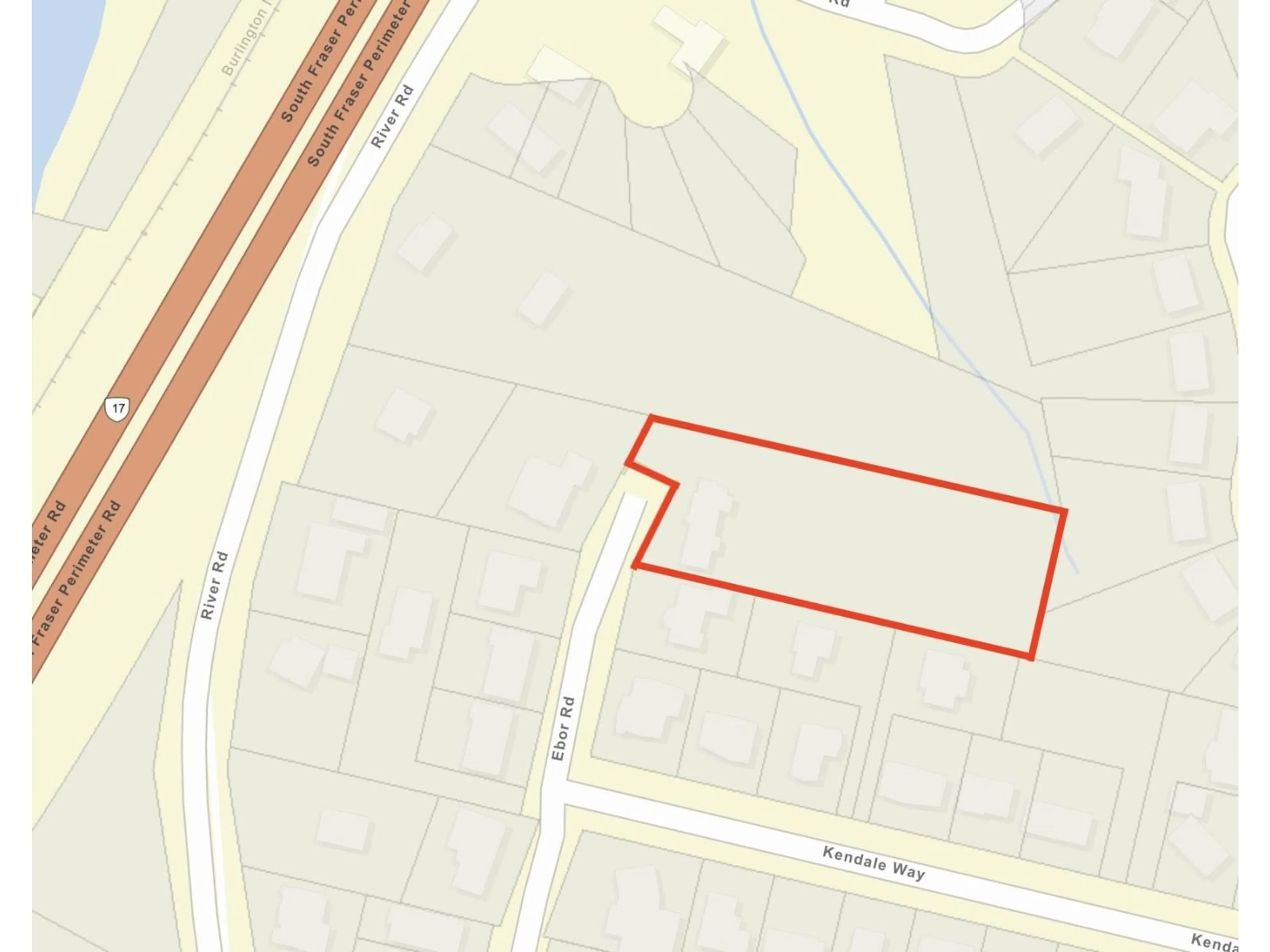 Picture of a map for 9404 EBOR, Delta British Columbia V4C4R5