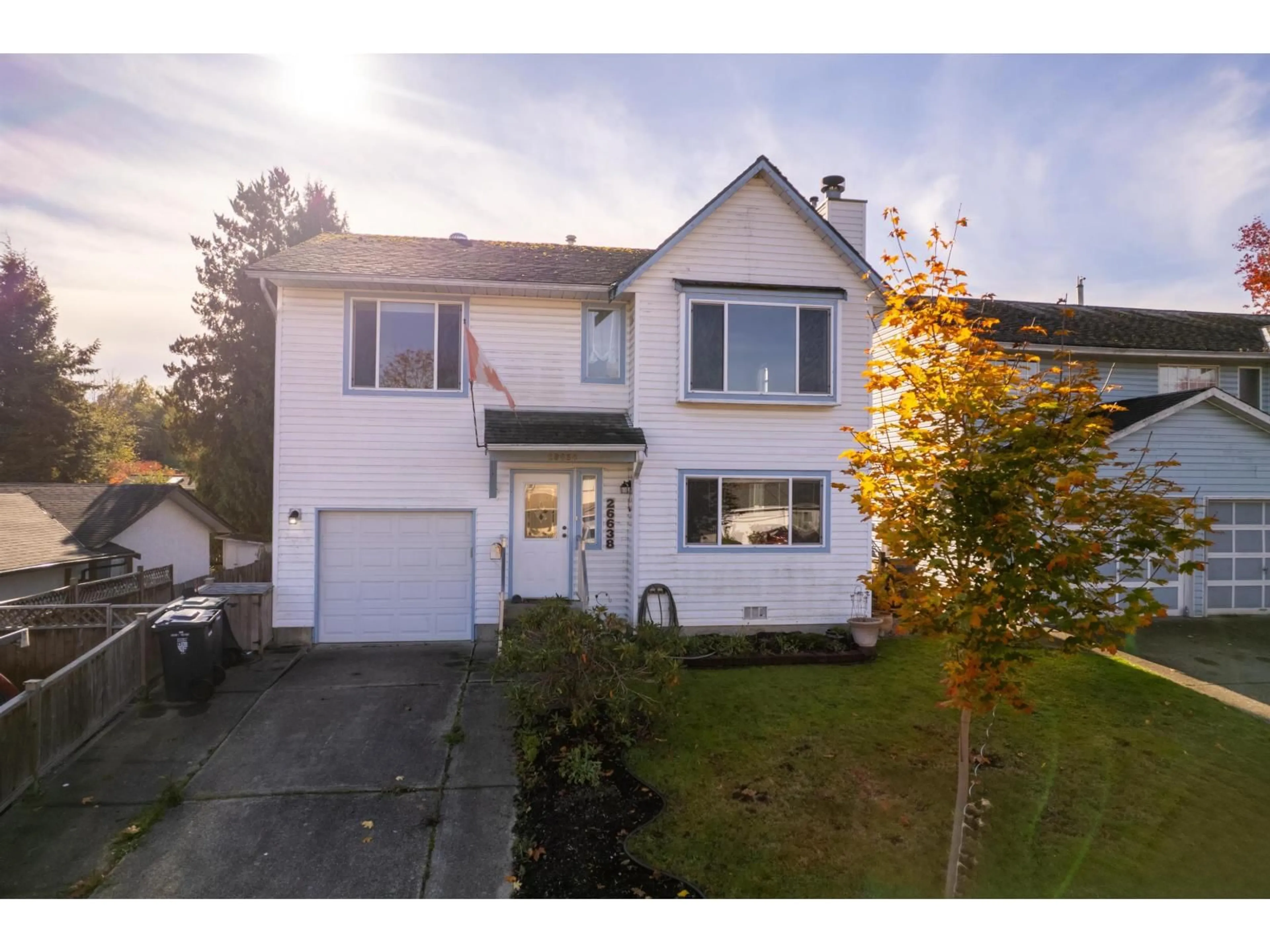 Home with vinyl exterior material, street for 26638 30A, Langley British Columbia V4W3C8