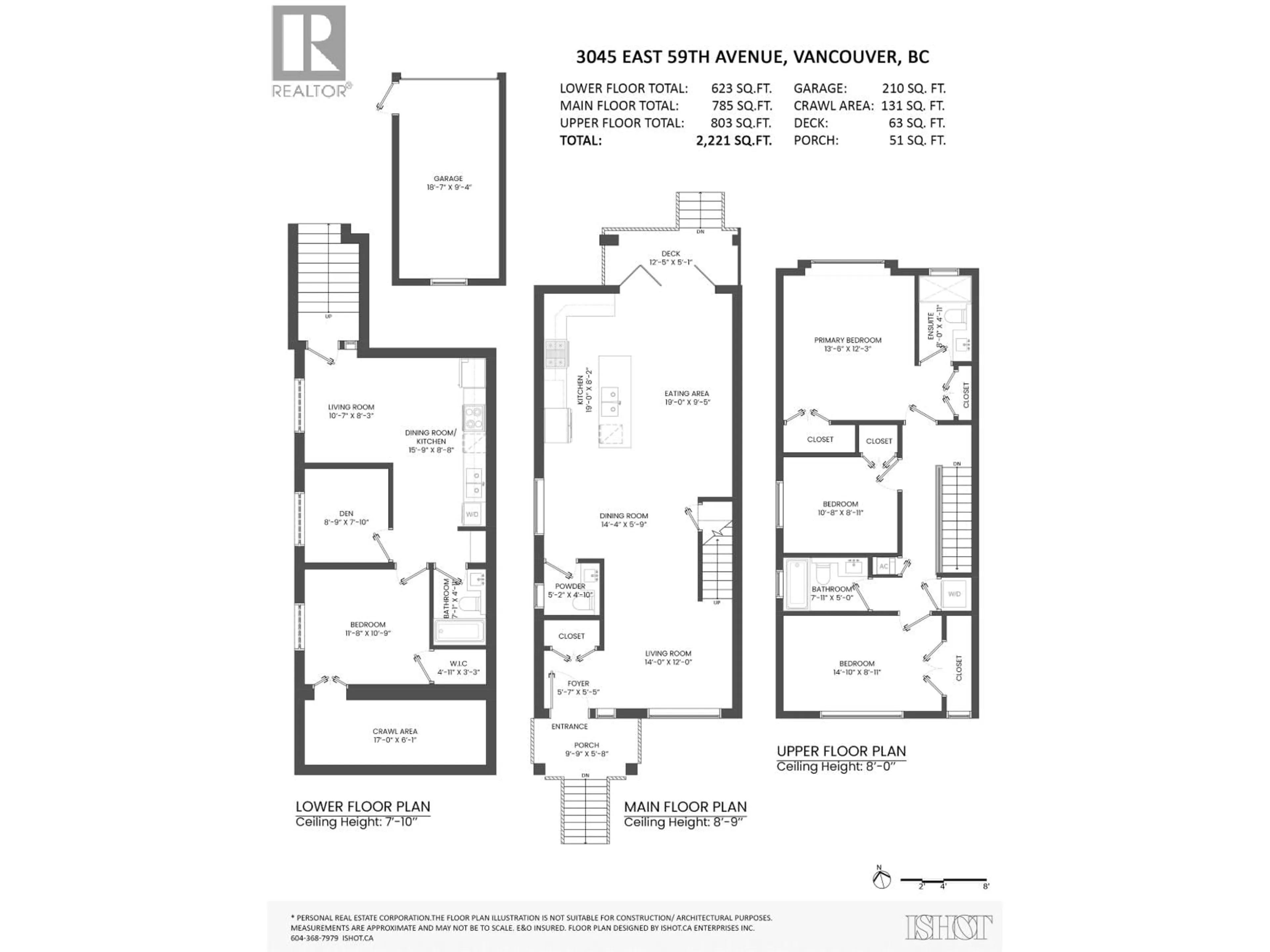 Floor plan for 3045 EAST 59TH AVENUE, Vancouver British Columbia V5S2B2