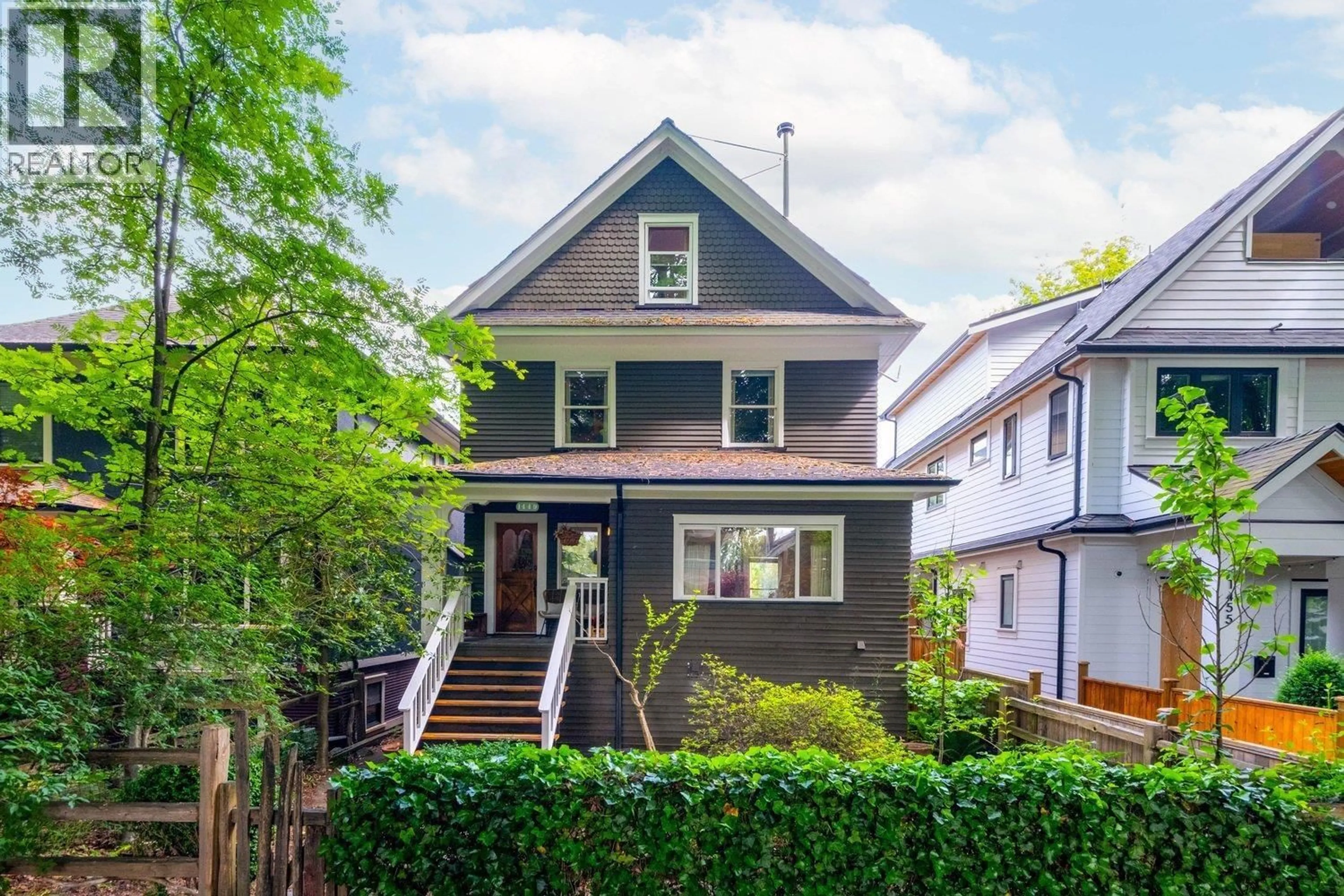 Home with brick exterior material, street for 1449 10TH AVENUE, Vancouver British Columbia V5N1X4