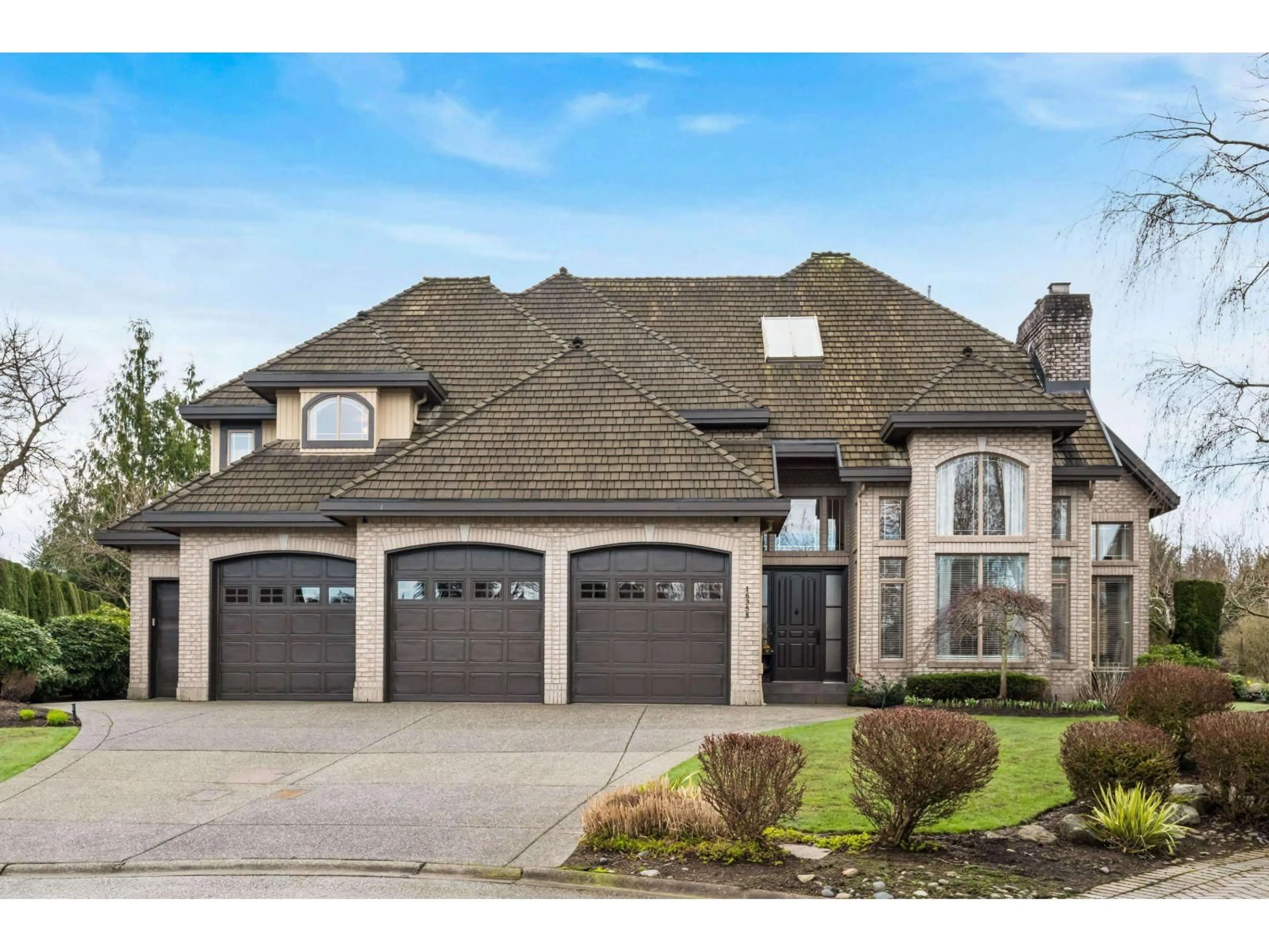 Home with brick exterior material, street for 16358 LINCOLN WOODS, Surrey British Columbia V3Z0J8