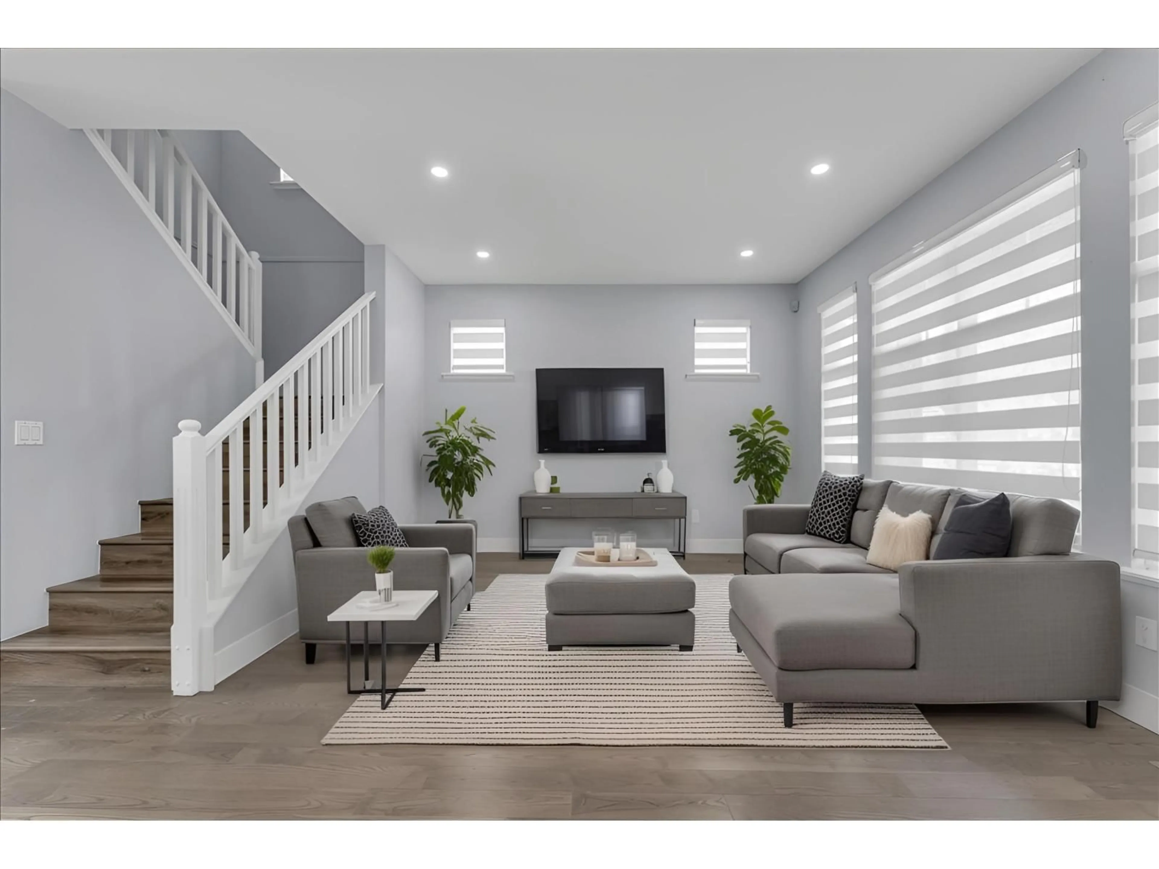 Living room with furniture, unknown for 14852 58, Surrey British Columbia V3S8W4