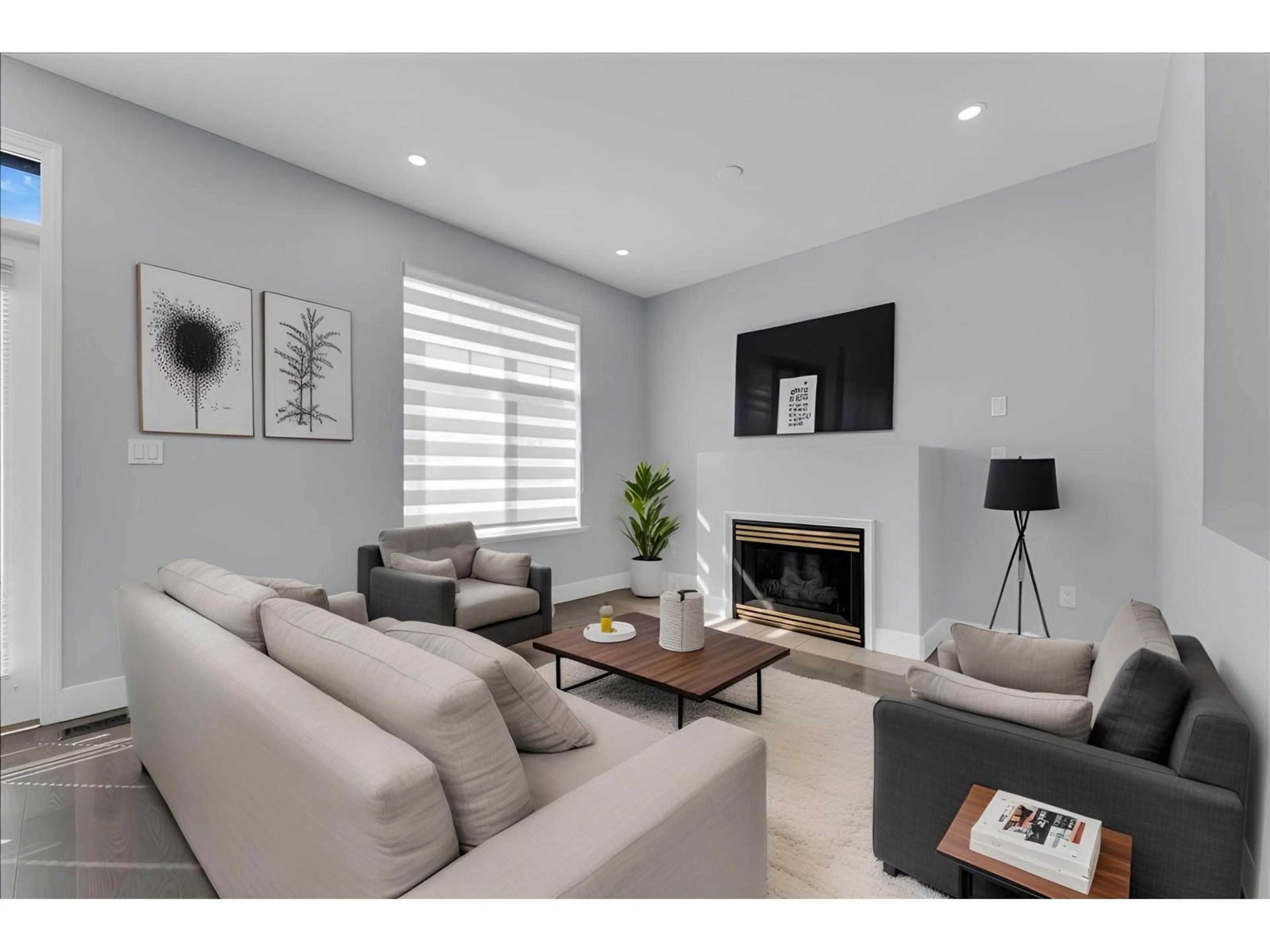 Living room with furniture, unknown for 14852 58, Surrey British Columbia V3S8W4