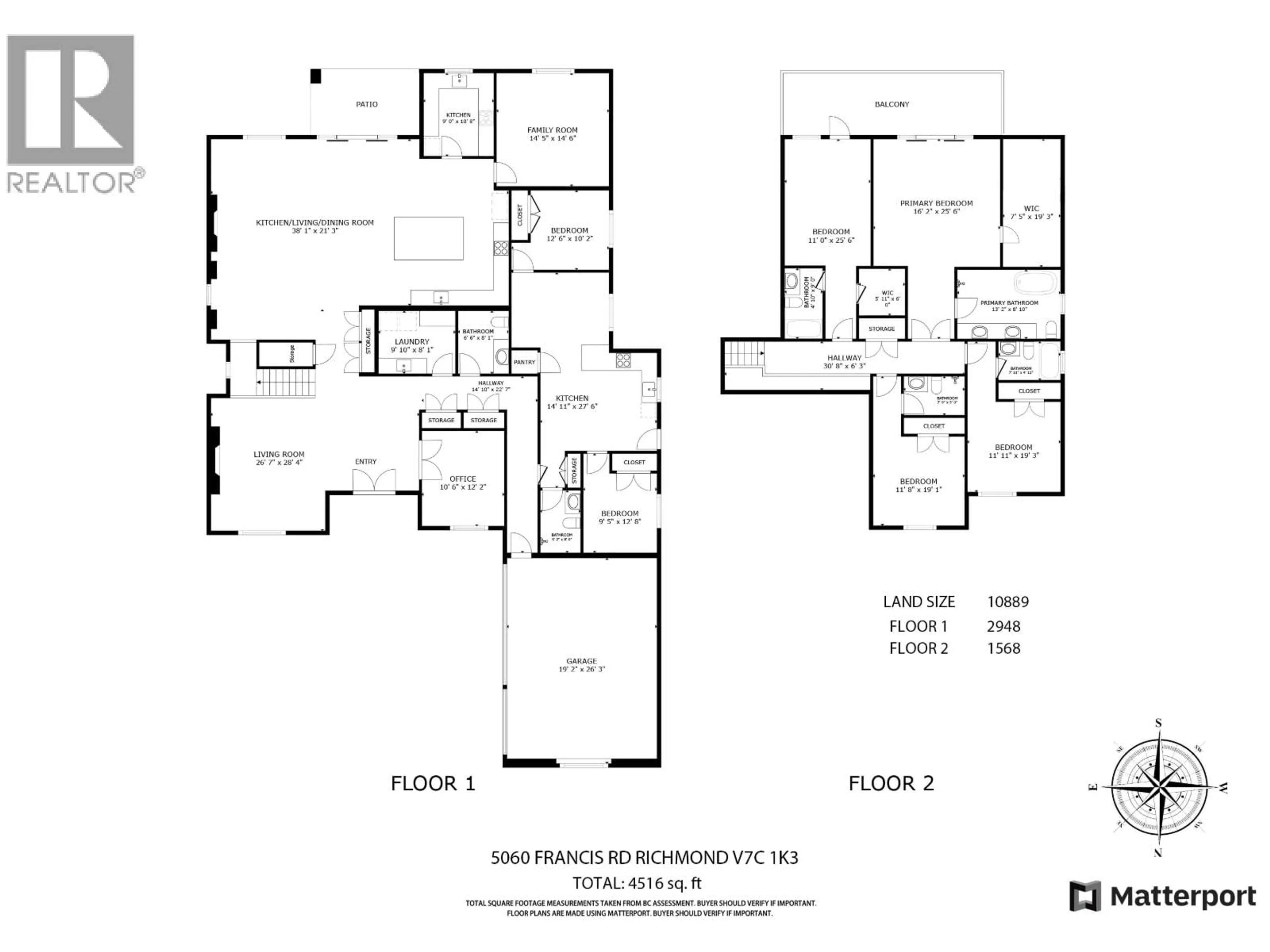 Floor plan for 5060 FRANCIS ROAD, Richmond British Columbia V7C1K3