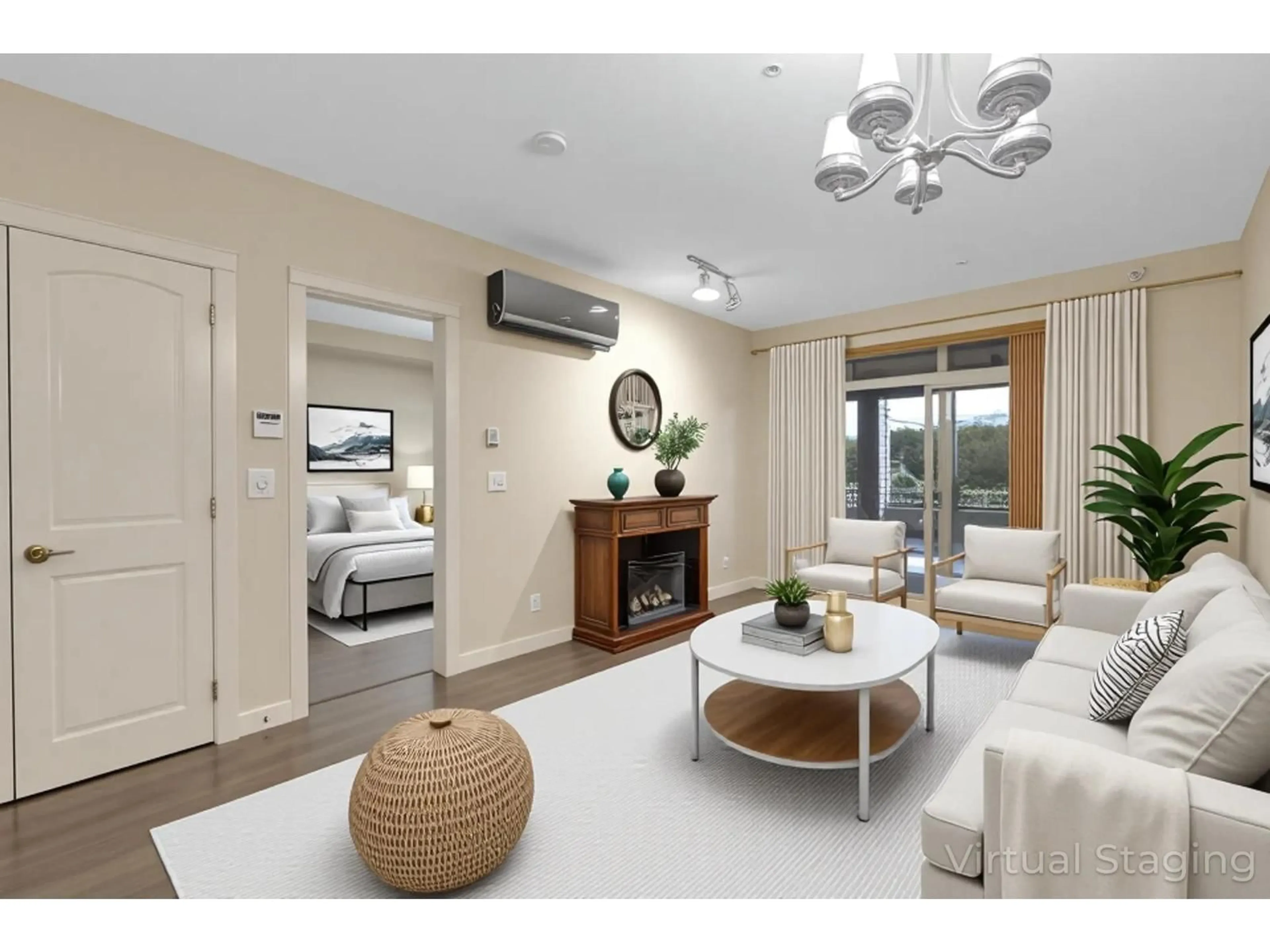 Living room with furniture, unknown for A107 - 20716 WILLOUGHBY TOWN CENTRE, Langley British Columbia V2Y3J7