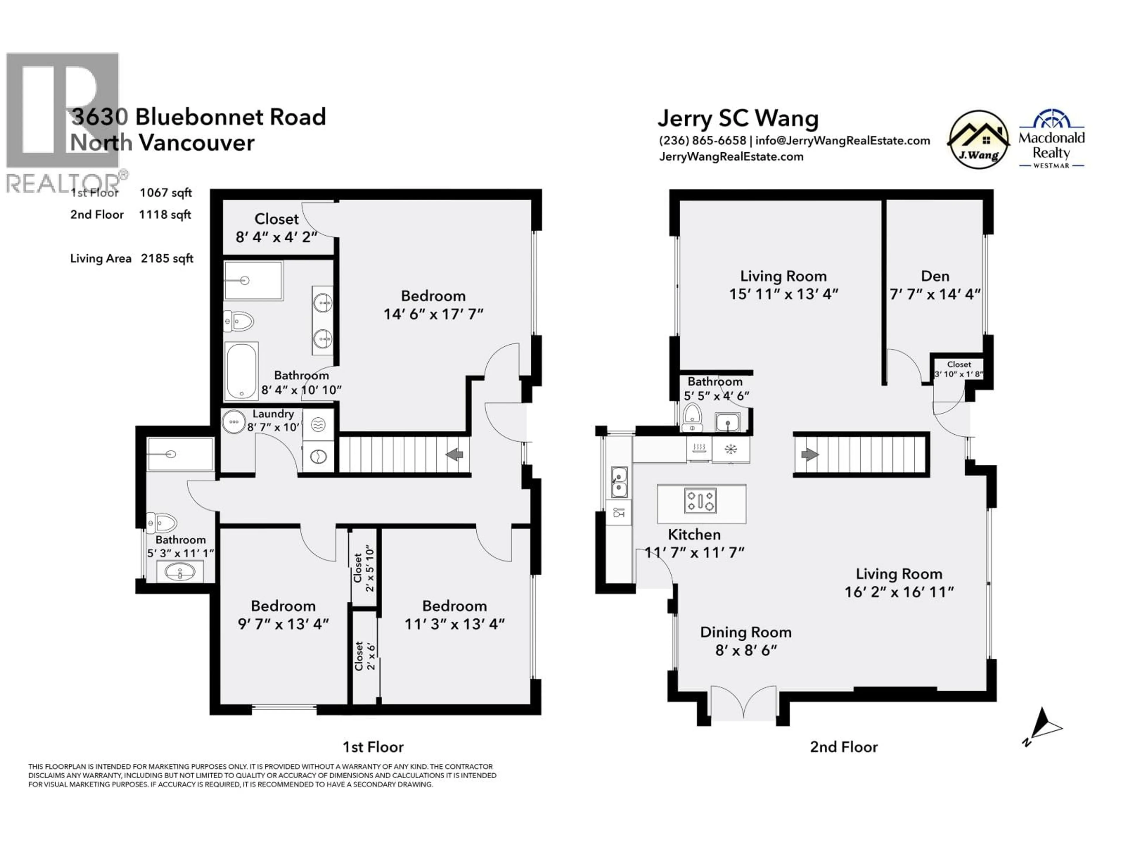 Floor plan for 3630 BLUEBONNET ROAD, North Vancouver British Columbia V7R4E1