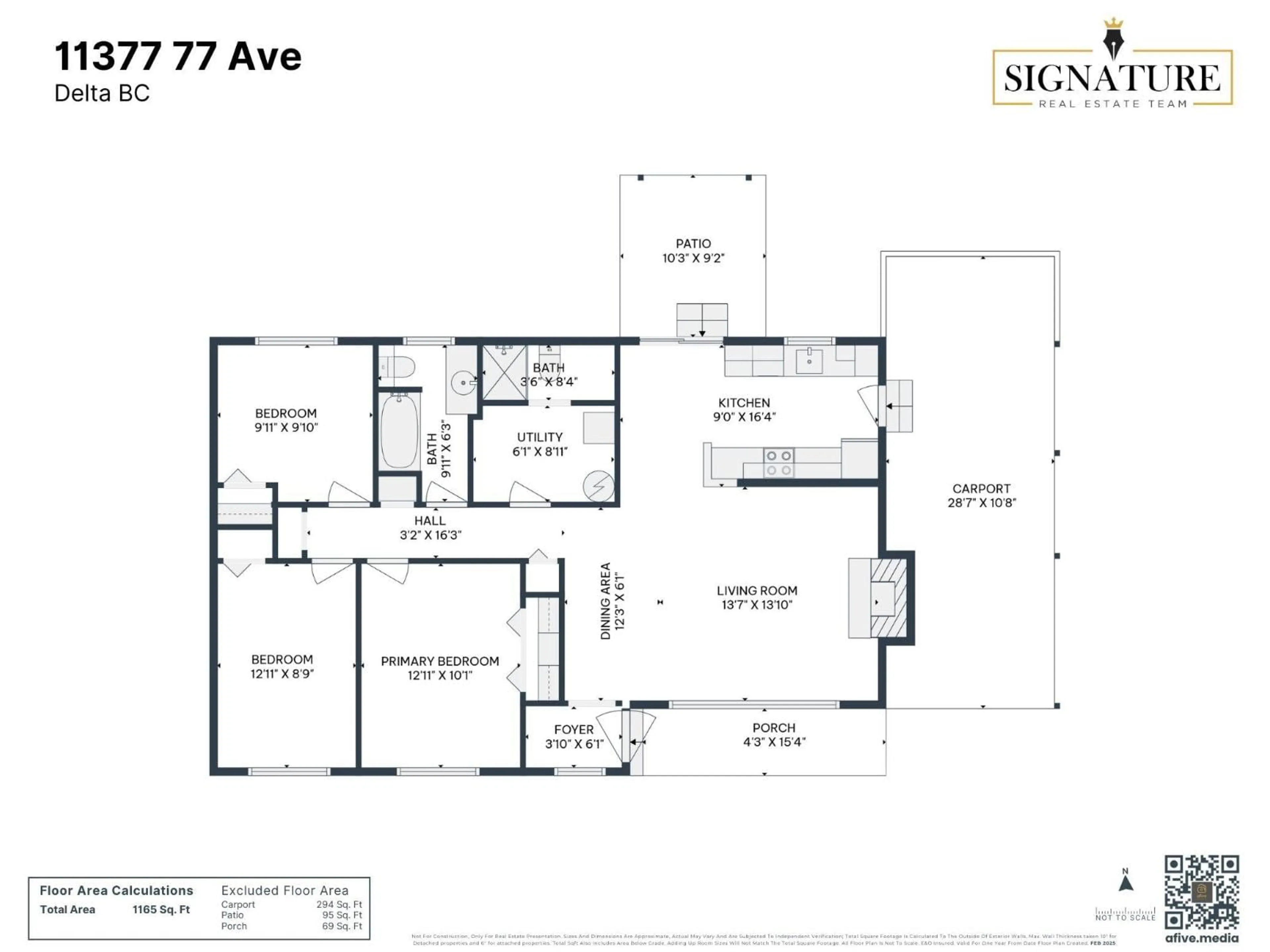 Floor plan for 11377 77, Delta British Columbia V4C1M2