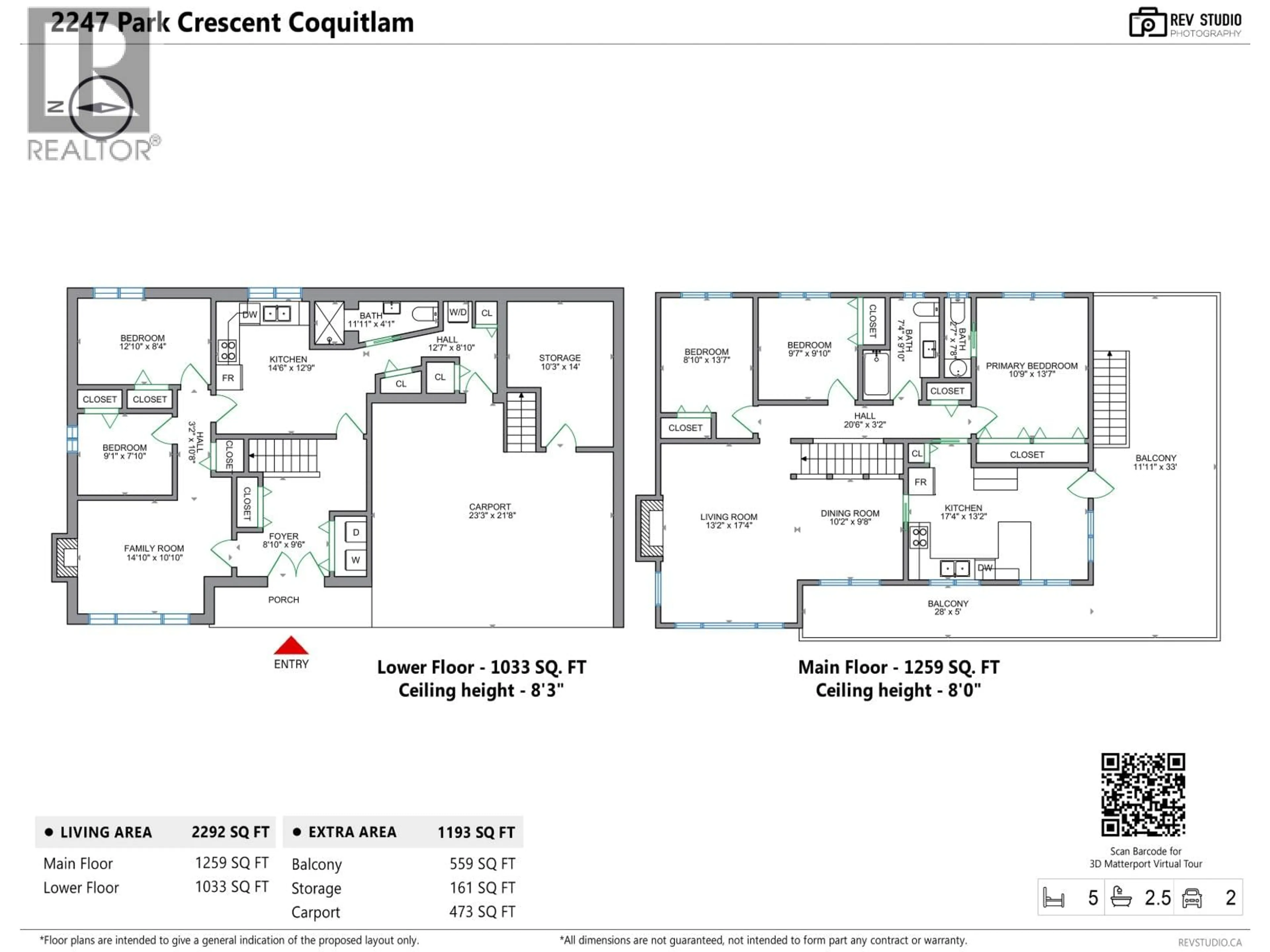 Floor plan for 2247 PARK CRESCENT, Coquitlam British Columbia V3J6T3