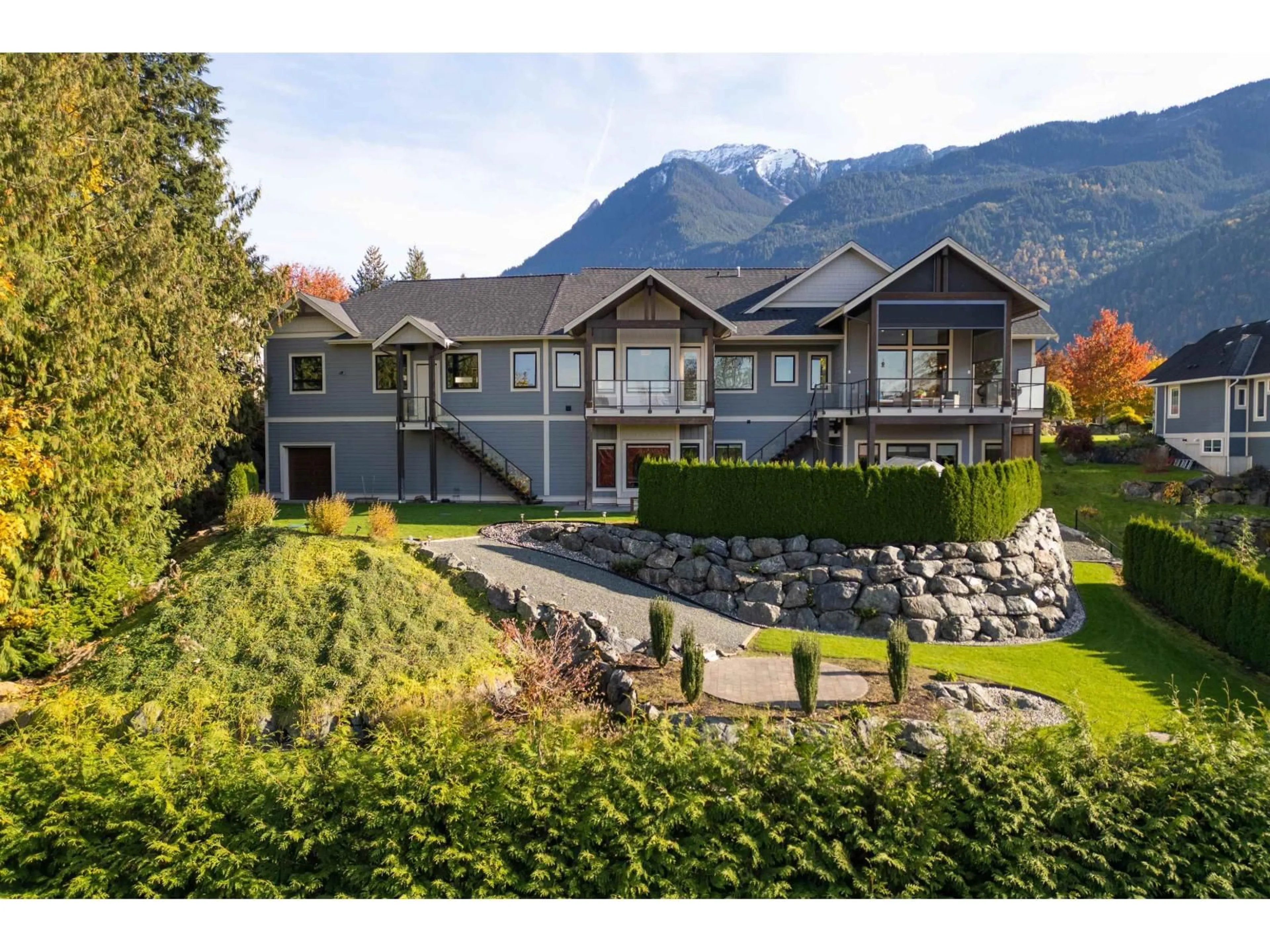 A pic from outside/outdoor area/front of a property/back of a property/a pic from drone, mountain view for 10327 WOODROSE PLACE, Rosedale British Columbia V0X1X1