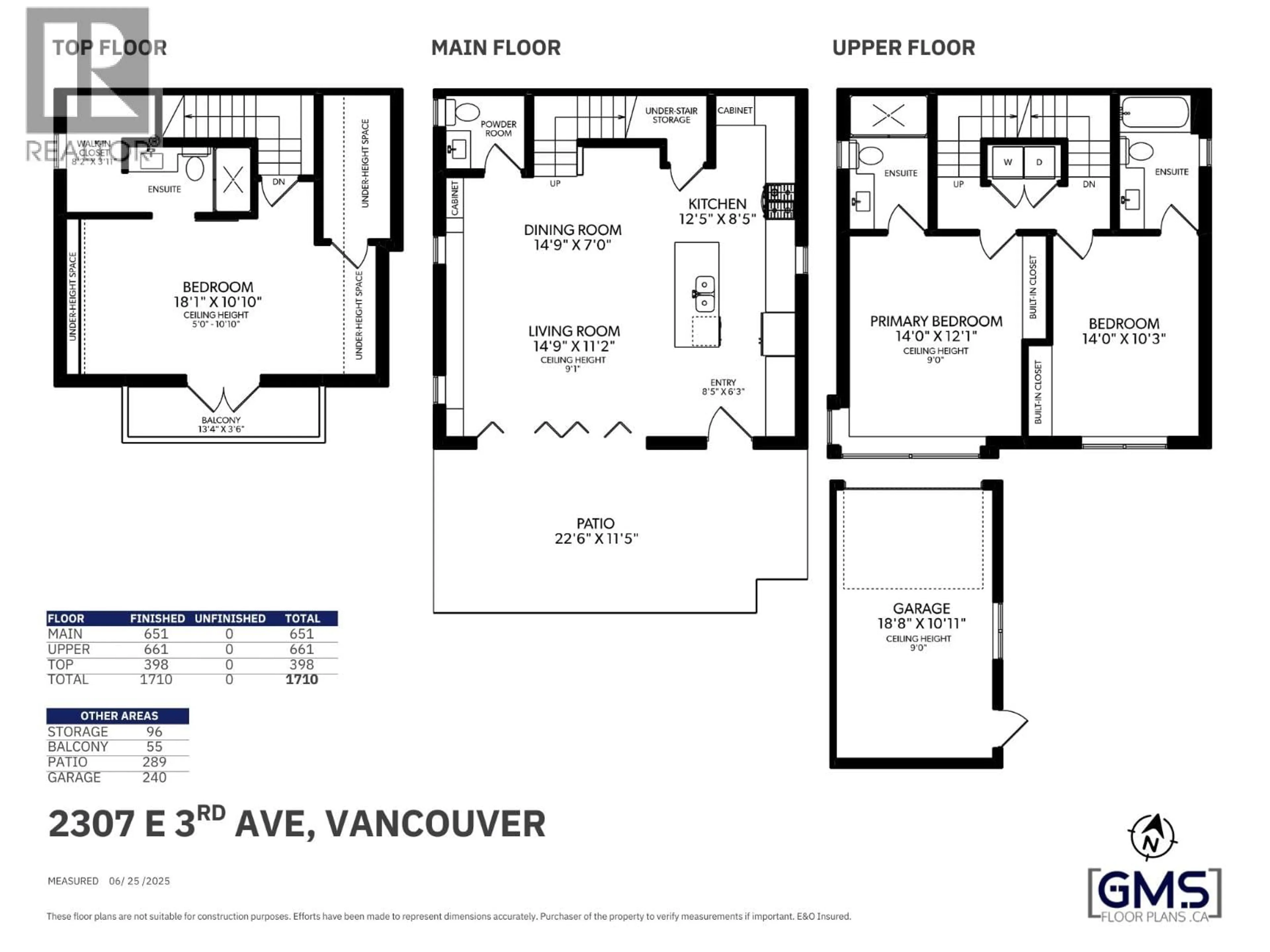 Floor plan for 2307 3RD AVENUE, Vancouver British Columbia V5N4W7