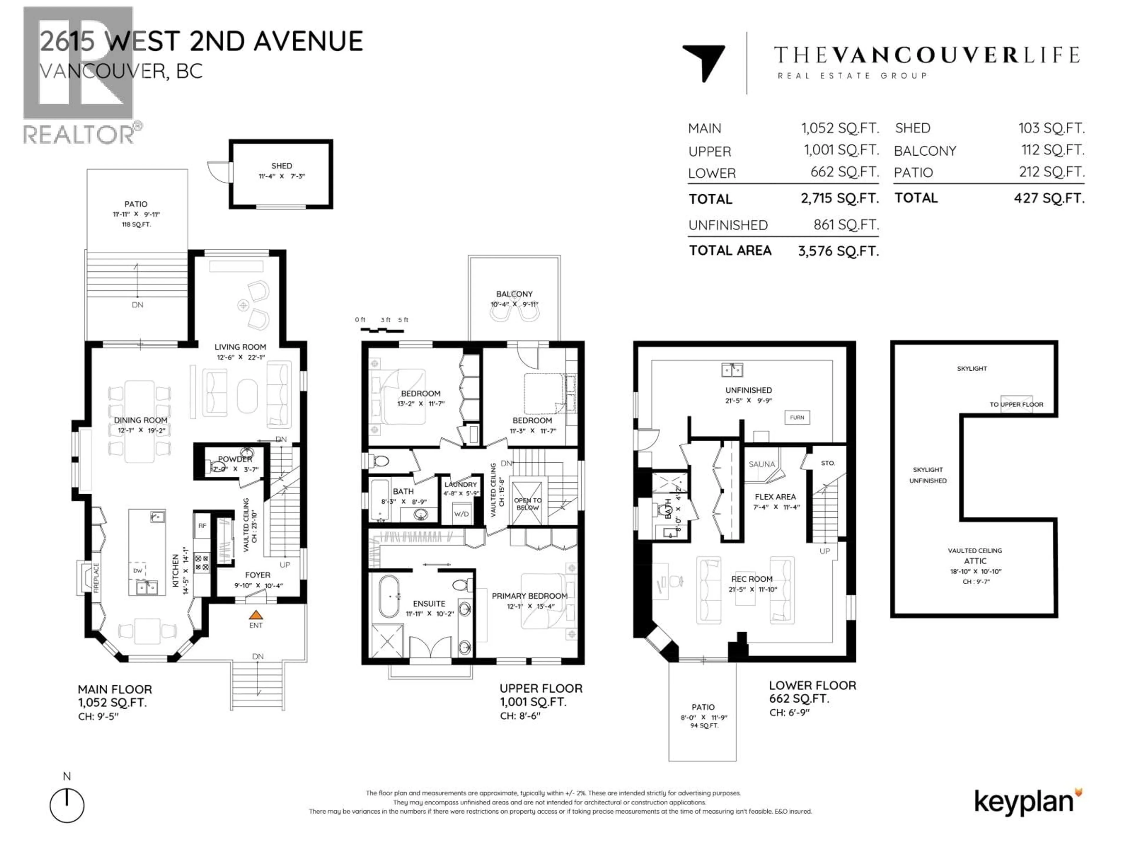 Floor plan for 2615 2ND AVENUE, Vancouver British Columbia V6K1K1
