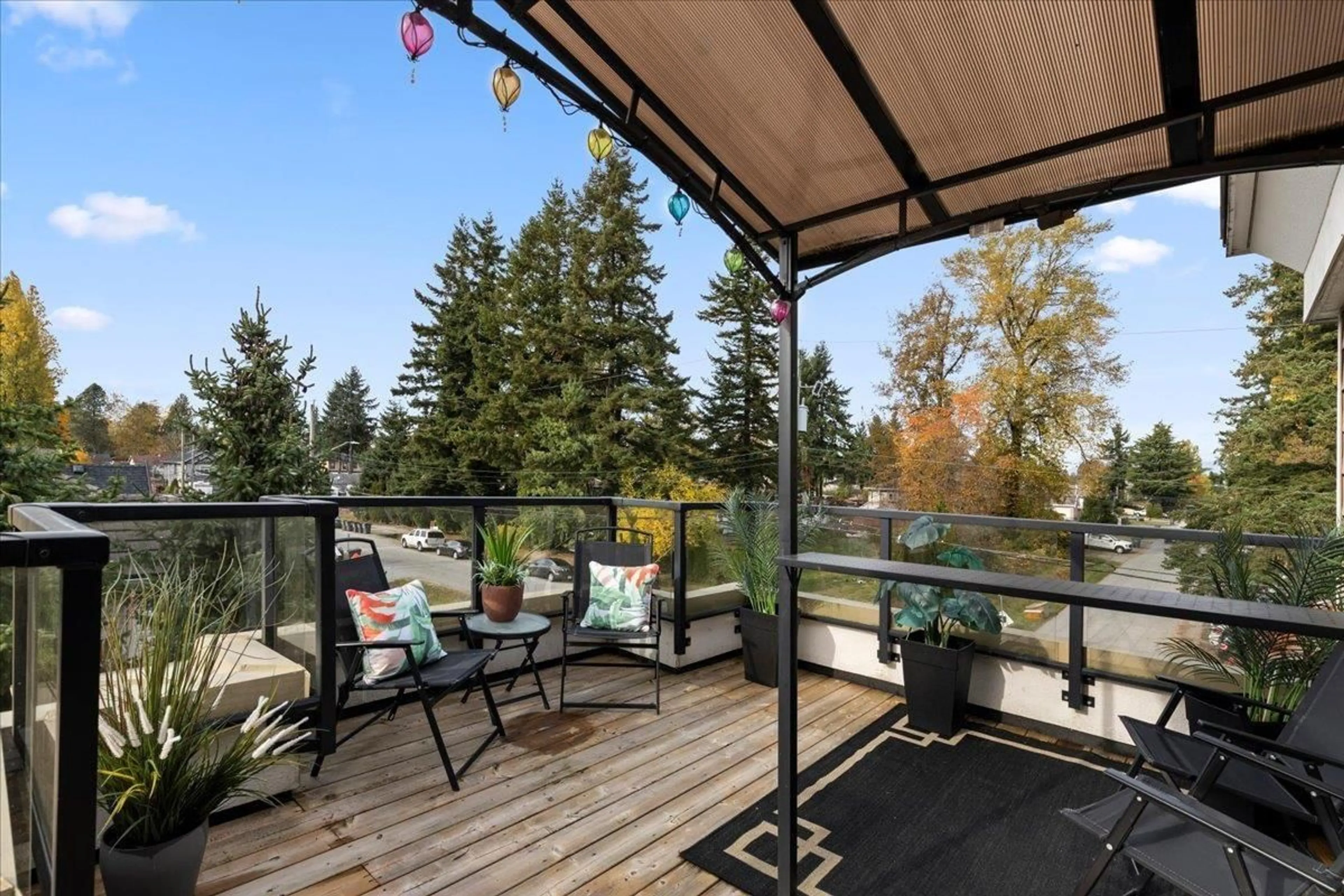 Patio, forest/trees view for 304 - 14960 102A, Surrey British Columbia V3R6A3