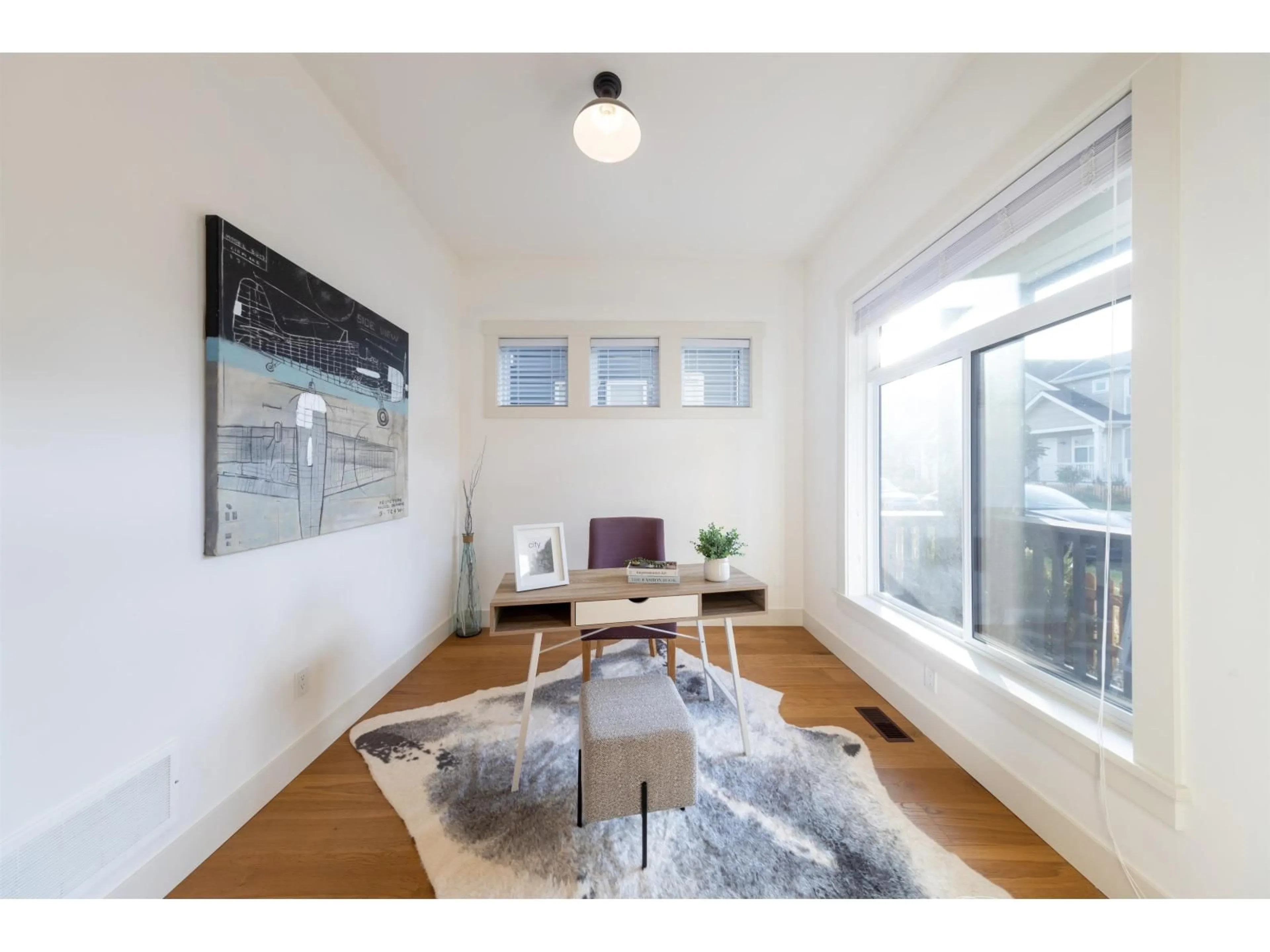 Living room with furniture, wood/laminate floor for 19785 75A, Langley British Columbia V2Y5K2