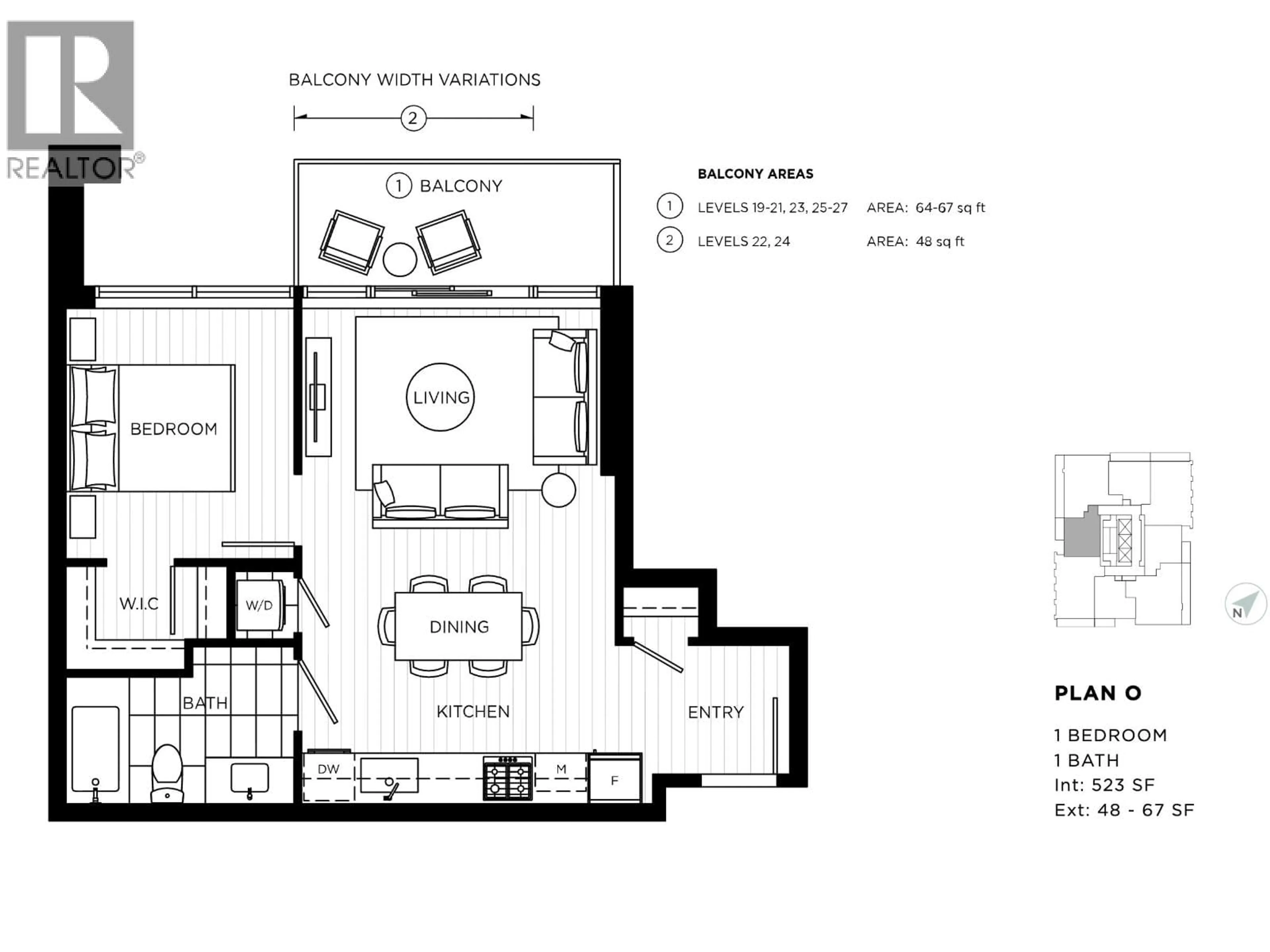 Floor plan for 2401 - 823 CARNARVON STREET, New Westminster British Columbia V3M0N5