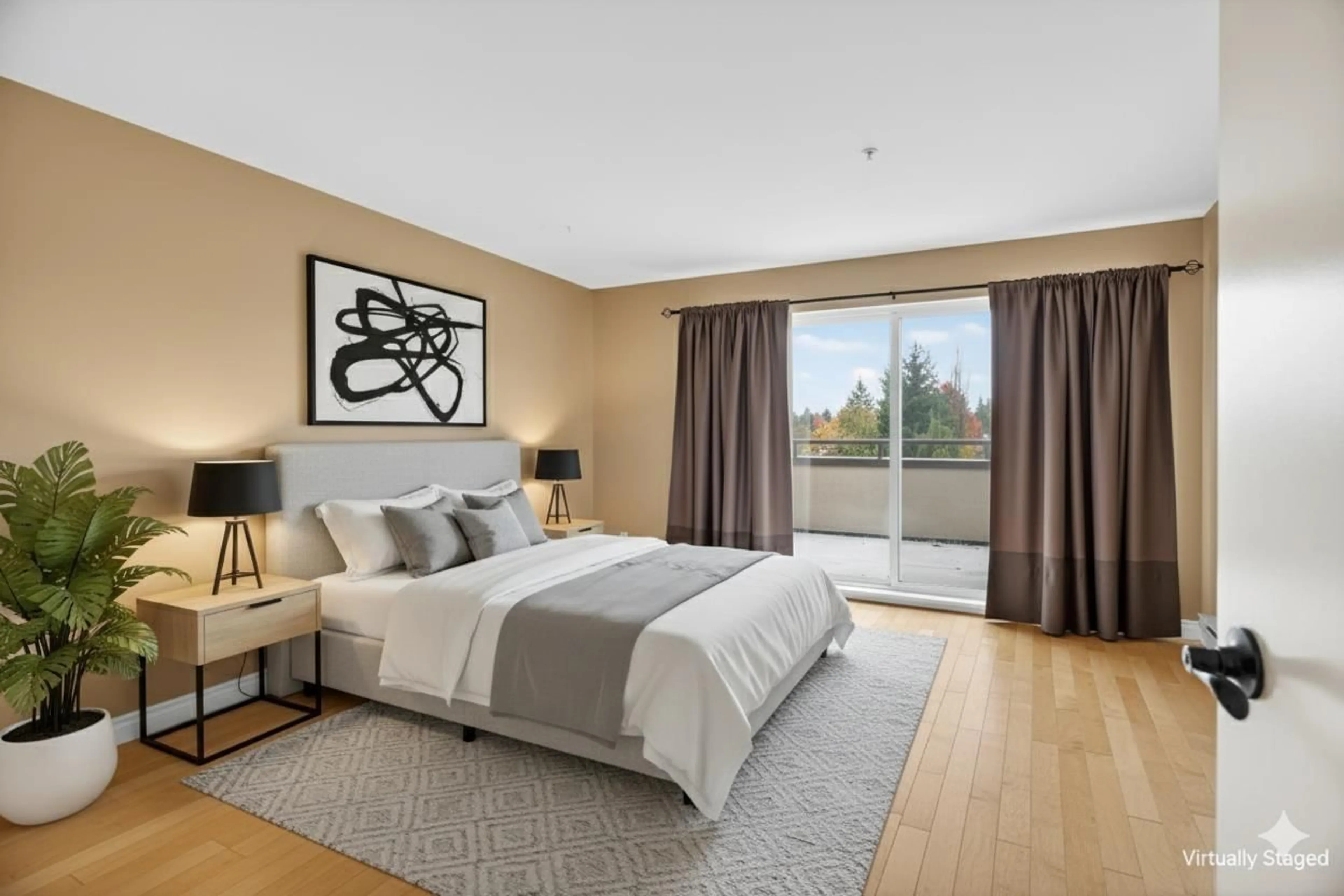 Bedroom with bed, unknown for 405 - 7505 138, Surrey British Columbia V3W0W6