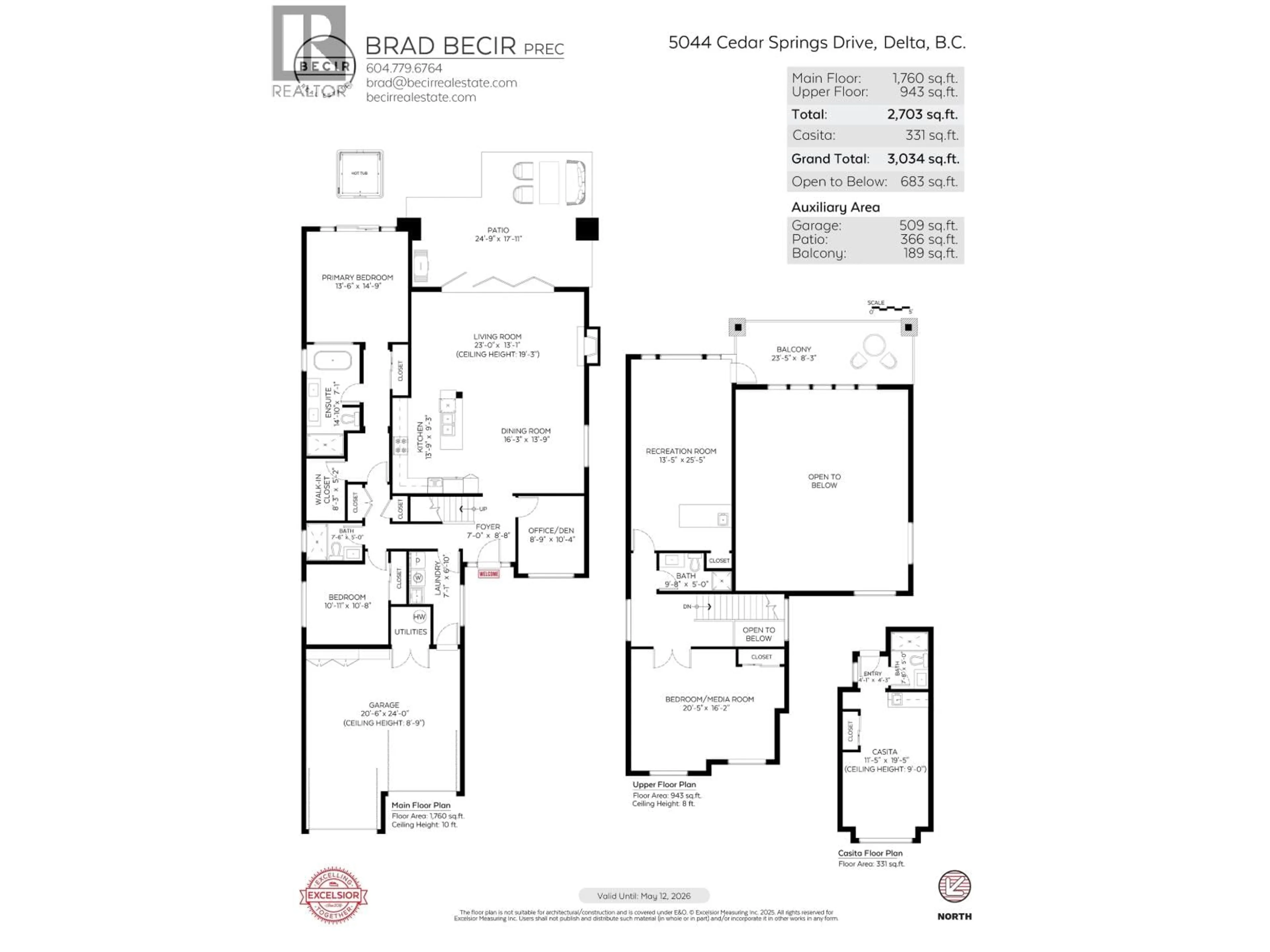 Floor plan for 5044 CEDAR SPRINGS DRIVE, Delta British Columbia V4M0A7