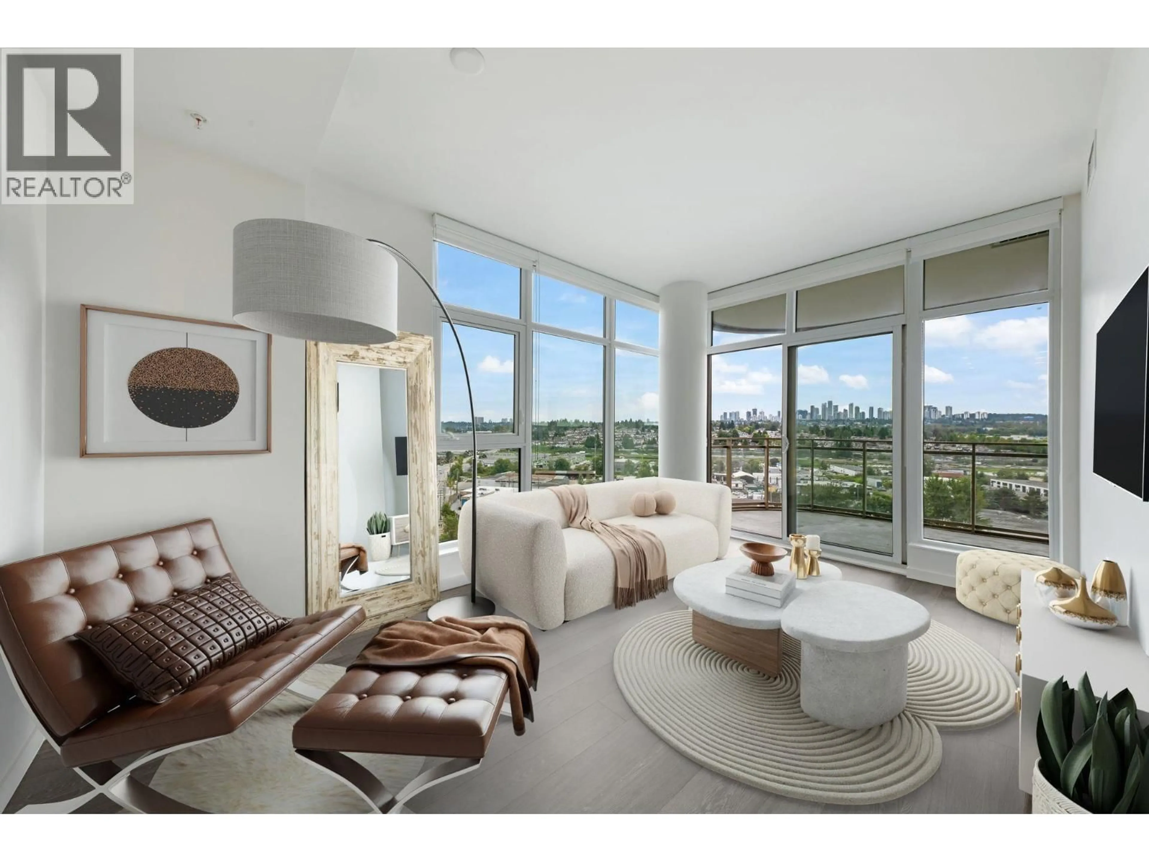 Living room with furniture, unknown for 1407 - 5311 GORING STREET, Burnaby British Columbia V5B0B5