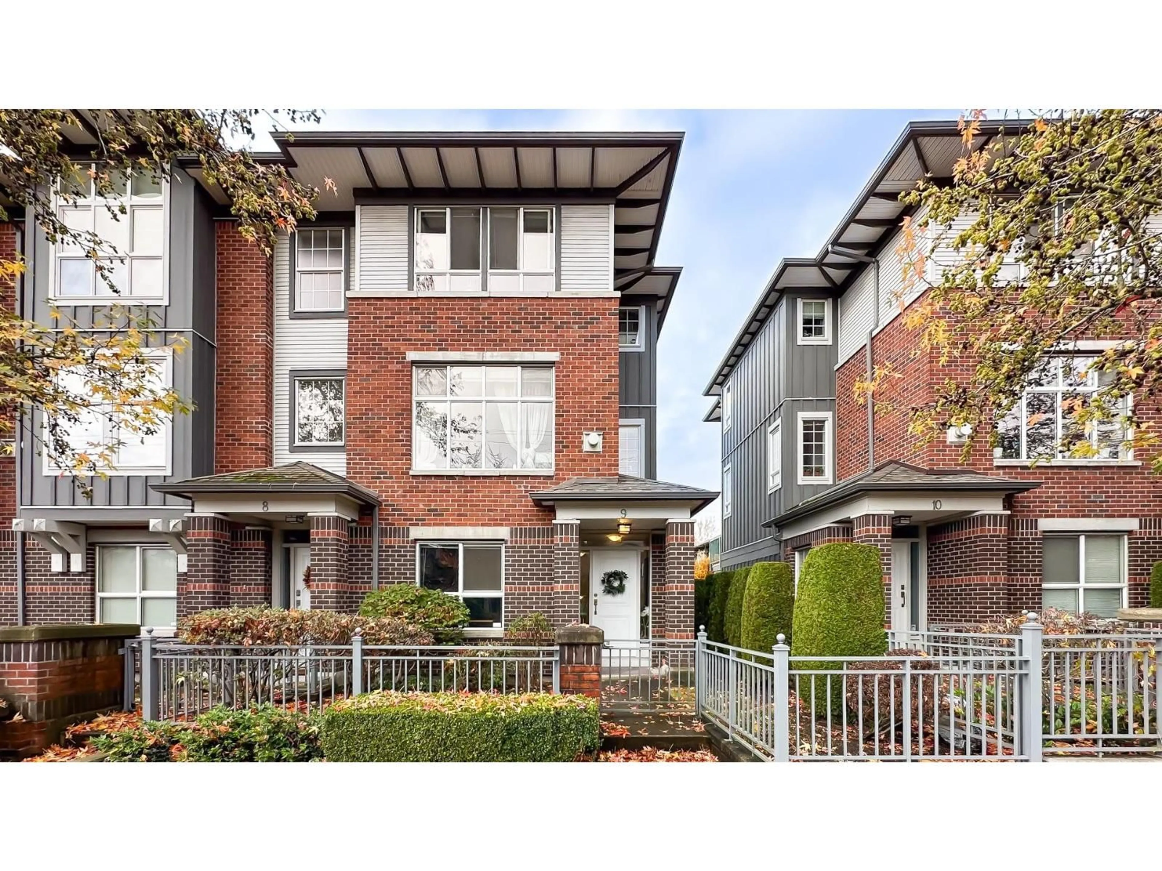Home with brick exterior material, street for 9 - 18777 68A AVENUE, Surrey British Columbia V4N0Z7