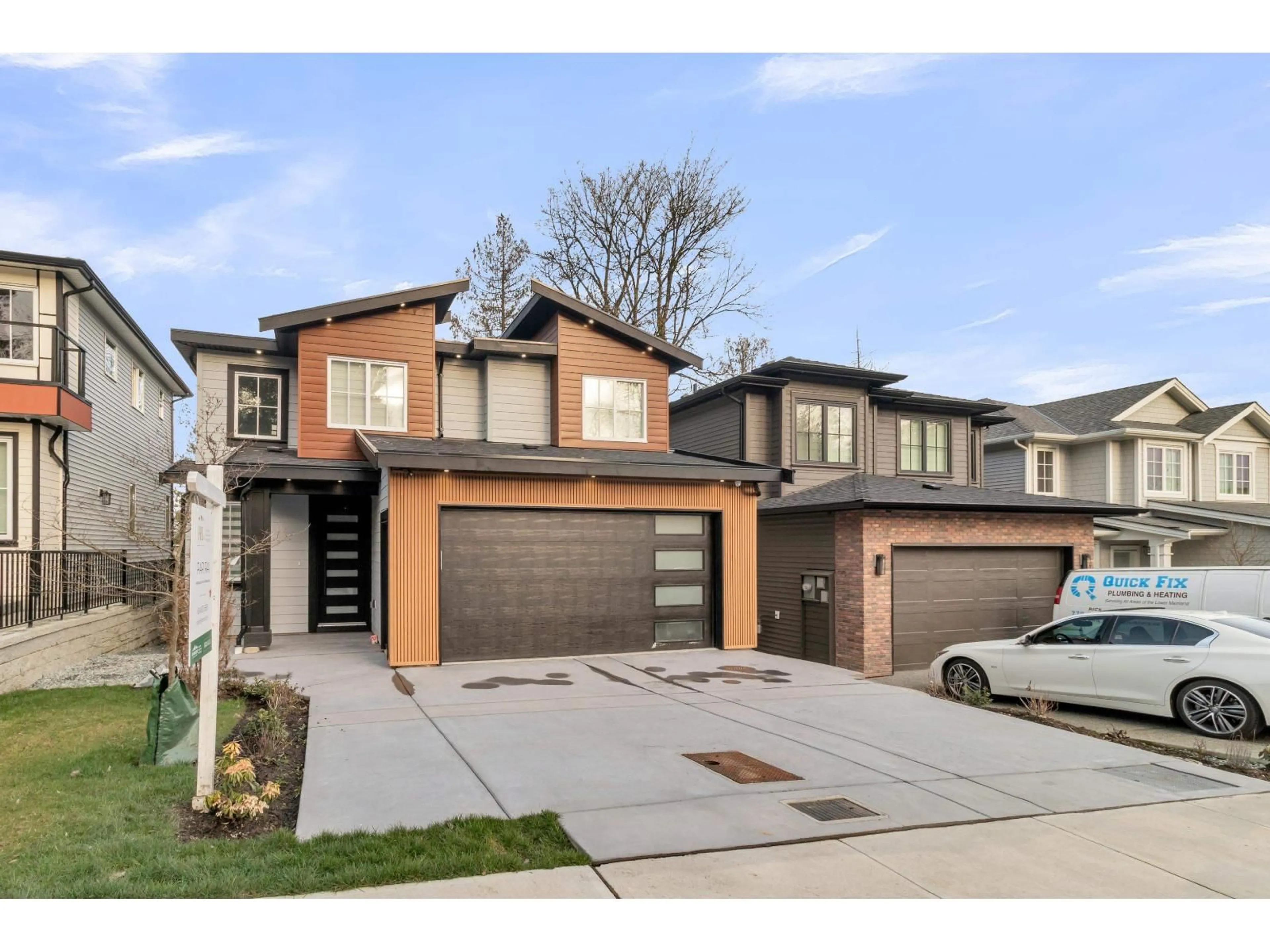 Home with brick exterior material, street for 7020 205, Langley British Columbia V2Y1S9
