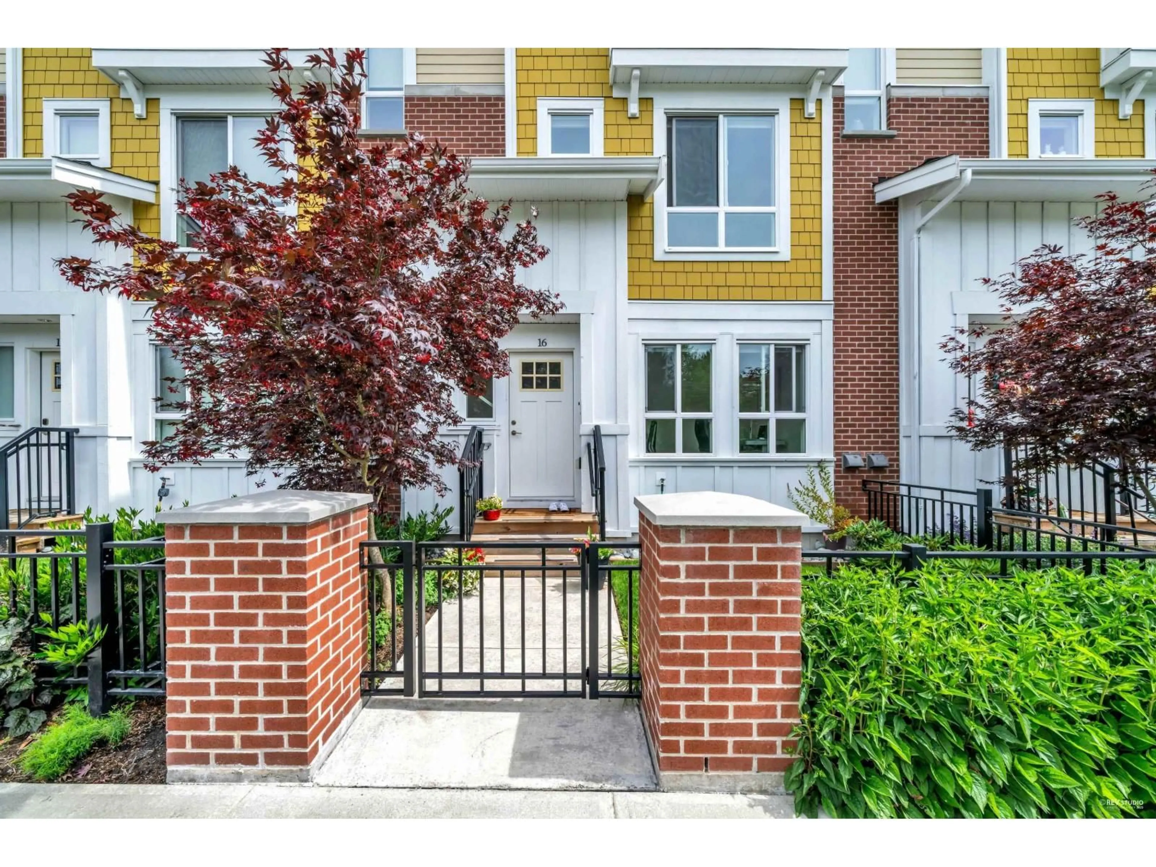 Home with brick exterior material, street for 16 - 16561 17A, Surrey British Columbia V3Z1J3