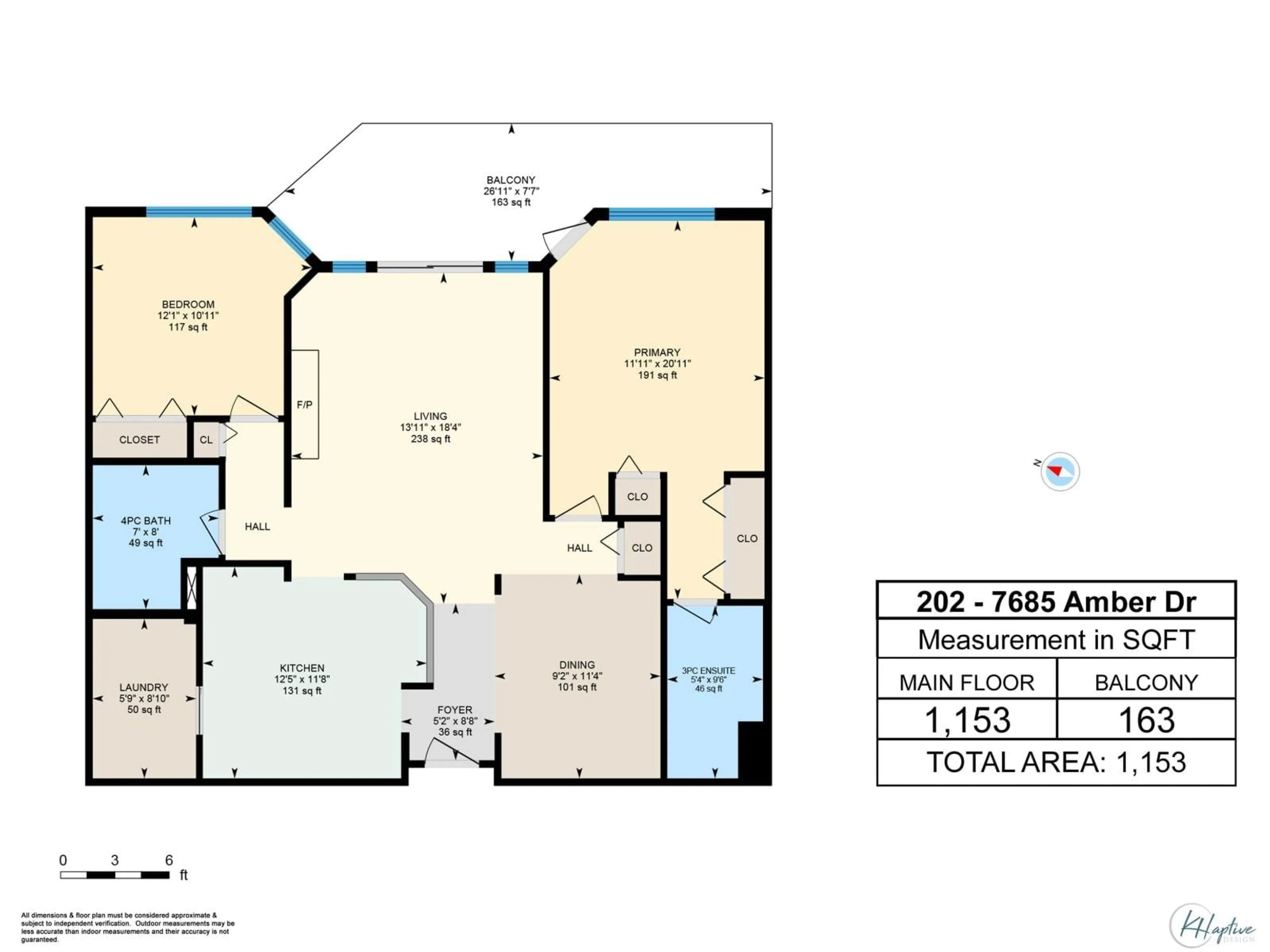 Floor plan for 202 - 7685 AMBER DRIVE, Chilliwack British Columbia V2R3P3