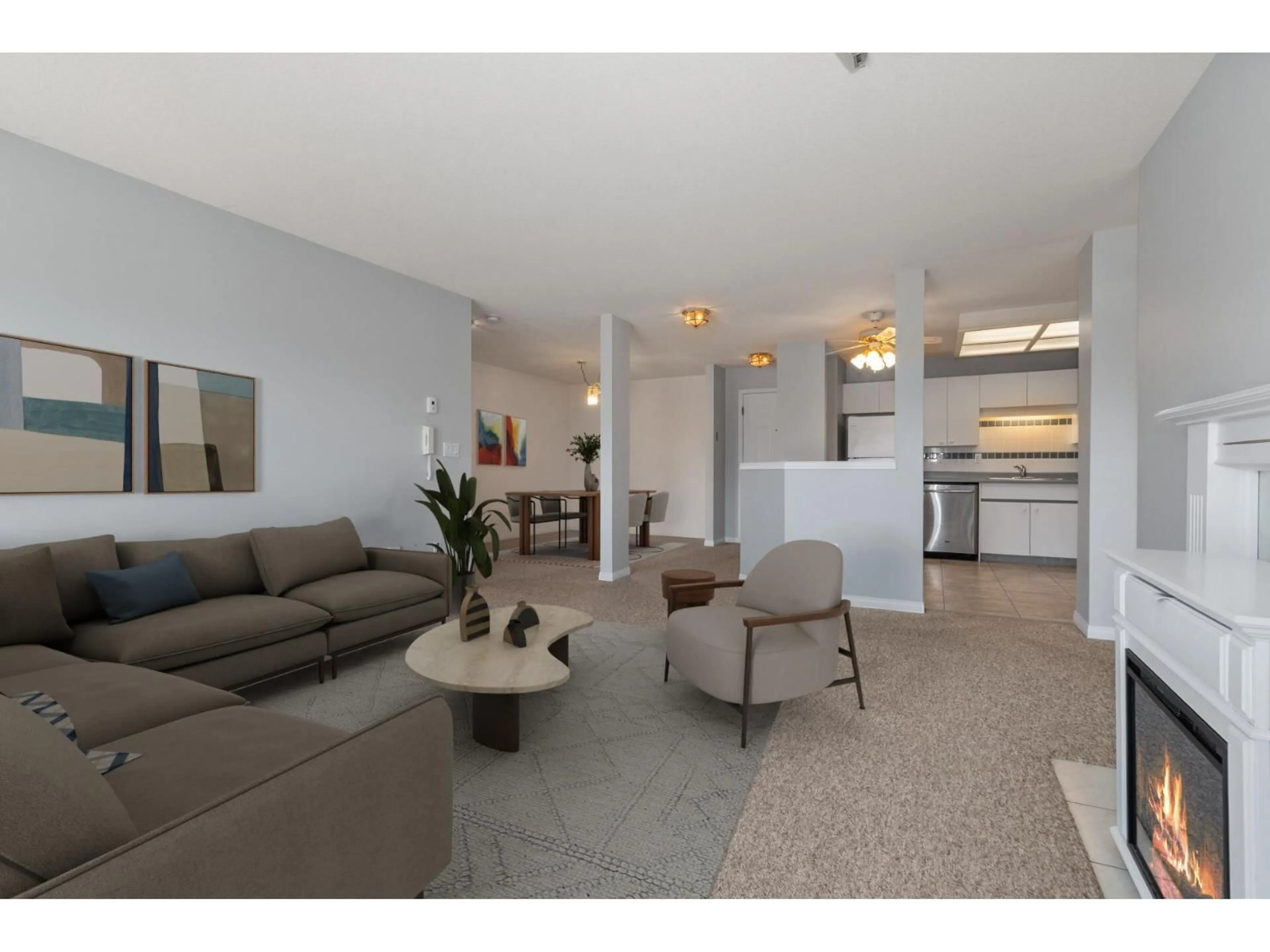 Living room with furniture, unknown for 202 - 7685 AMBER DRIVE, Chilliwack British Columbia V2R3P3