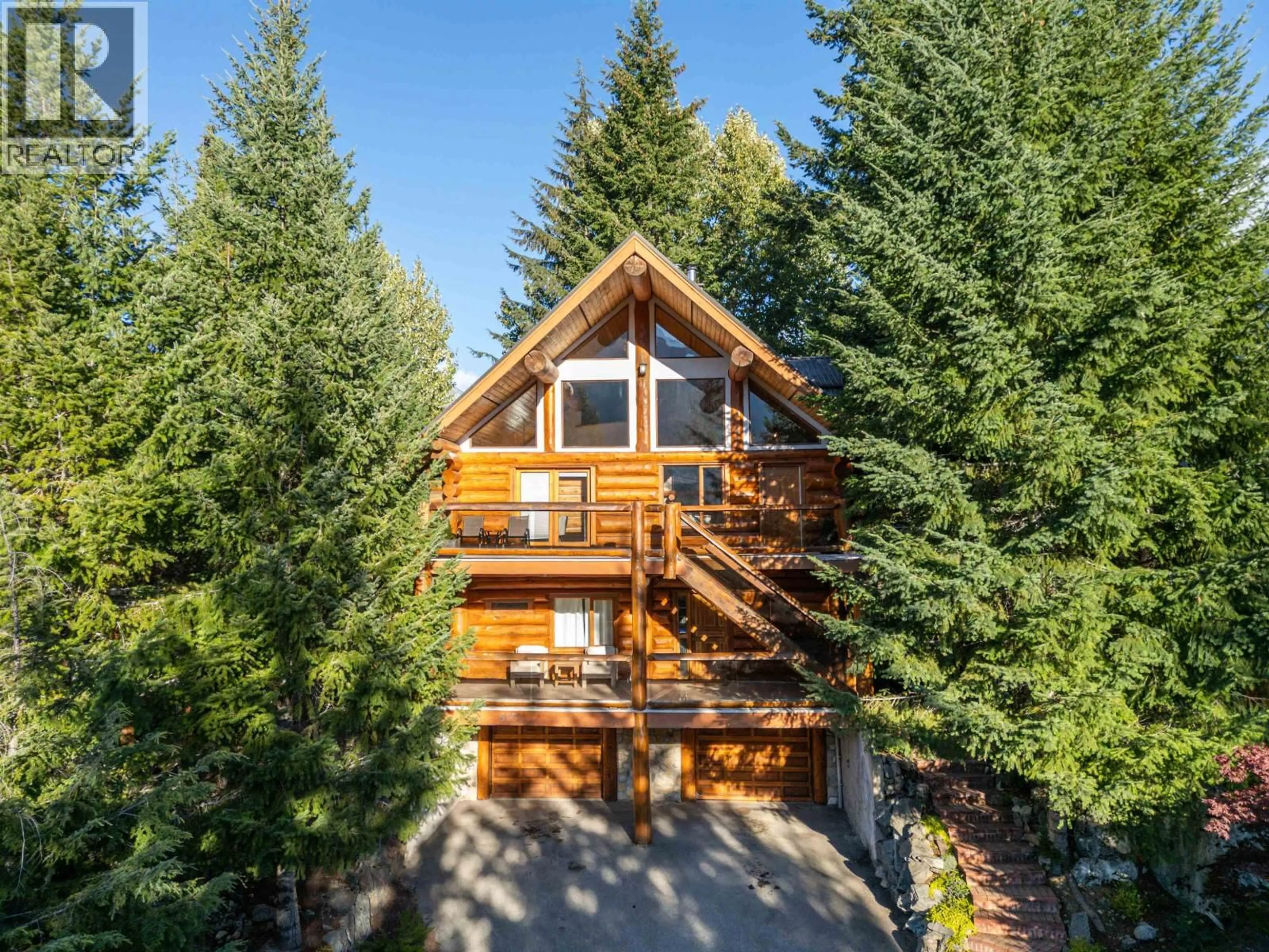 A pic from outside/outdoor area/front of a property/back of a property/a pic from drone, forest/trees view for 6252 BISHOP WAY, Whistler British Columbia V8E0C6
