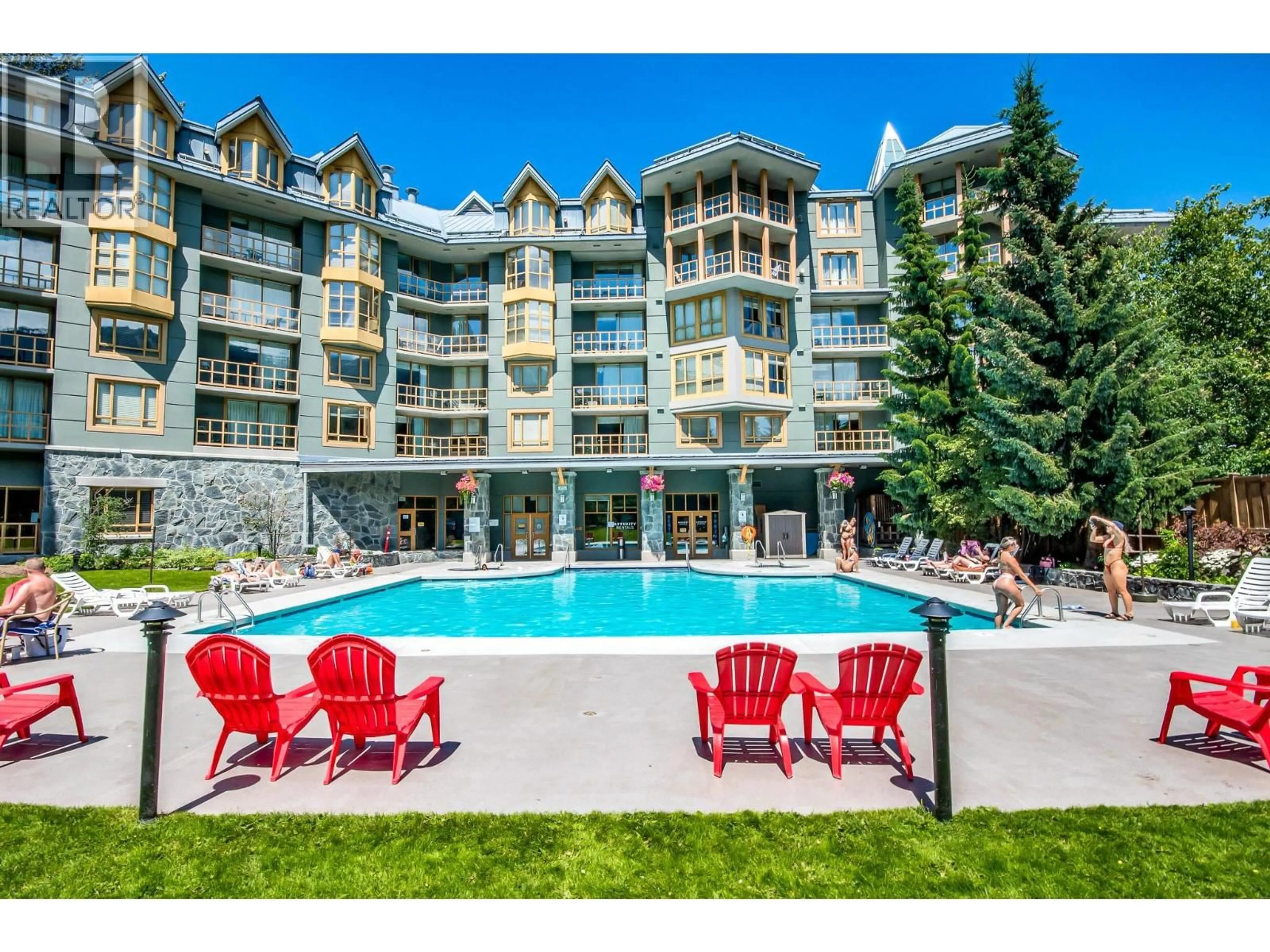 Patio, water/lake/river/ocean view for 414 - 4315 NORTHLANDS BOULEVARD, Whistler British Columbia V8E1C1