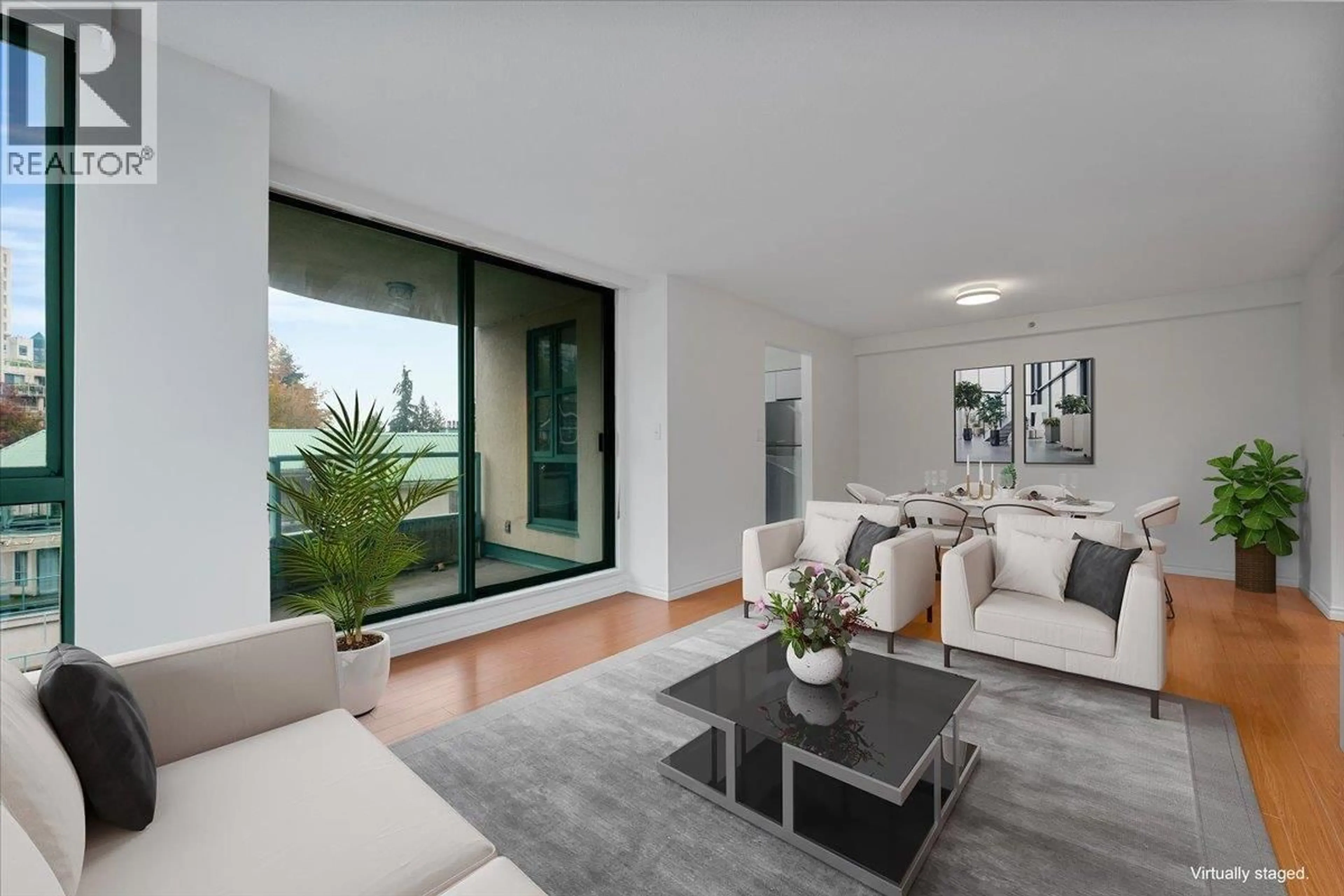 Living room with furniture, unknown for 506 - 3071 GLEN DRIVE, Coquitlam British Columbia V3B2P8