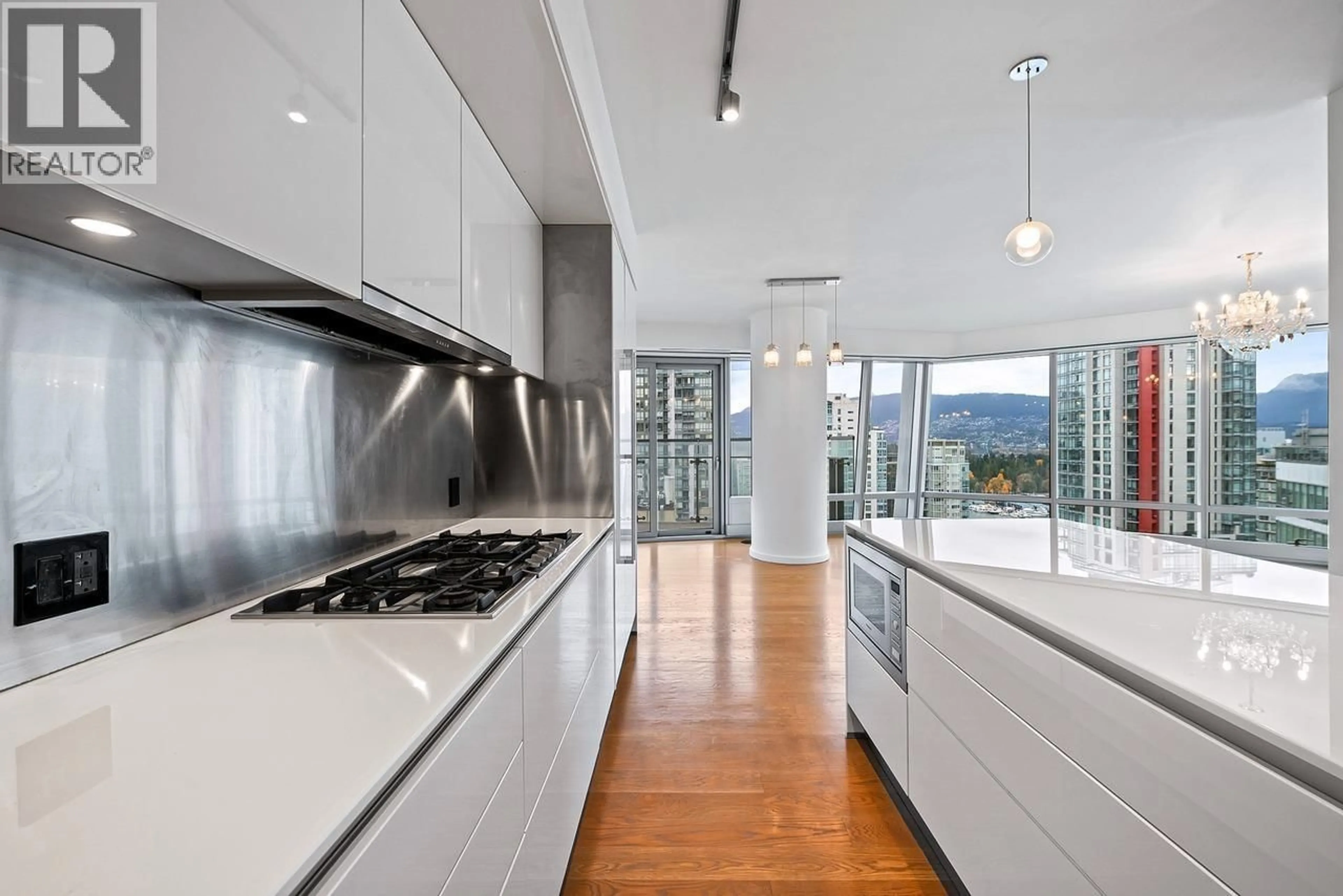 Contemporary kitchen, unknown for 2705 - 1151 GEORGIA STREET, Vancouver British Columbia V6E0B3