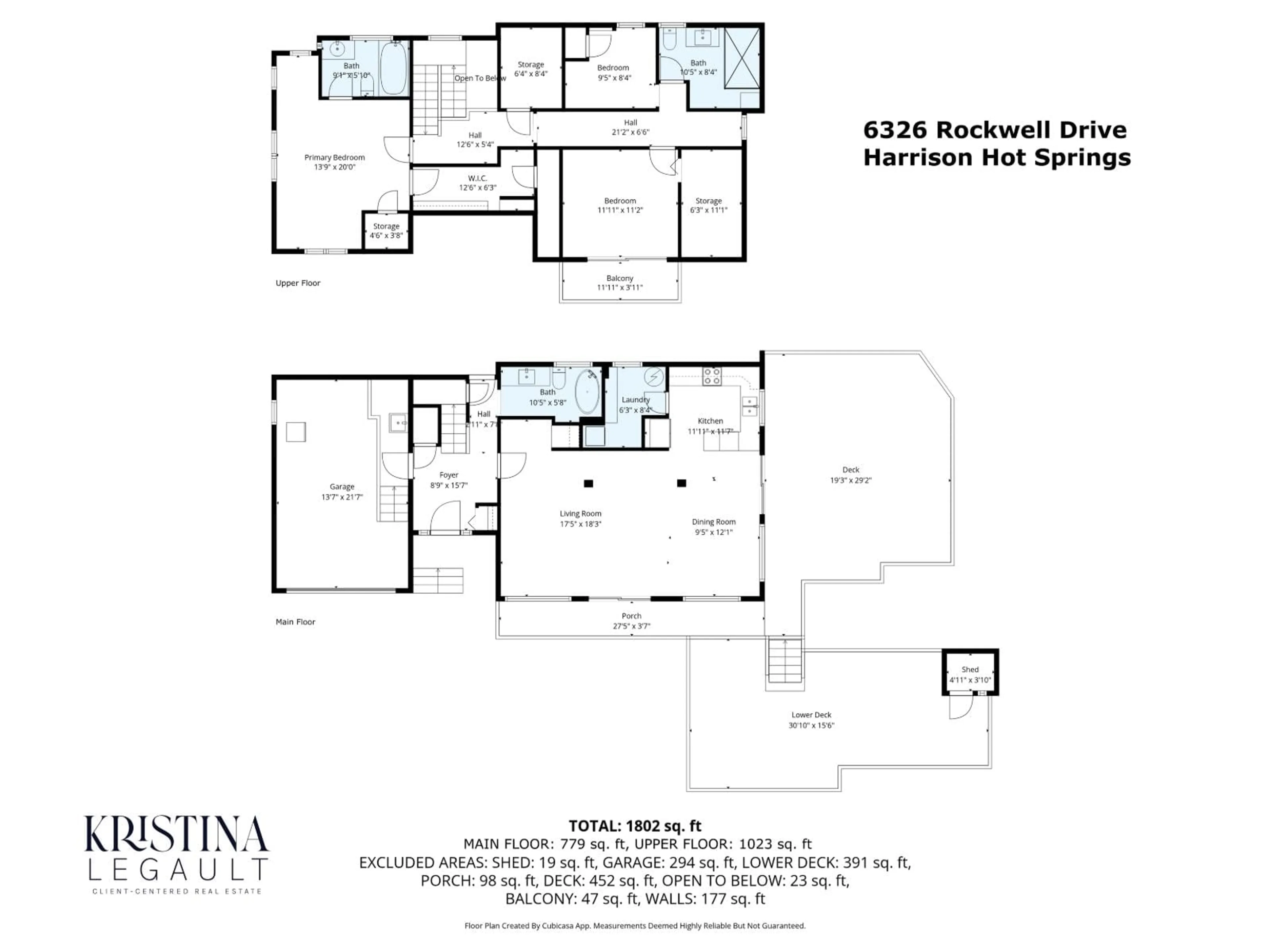 Floor plan for 6326 ROCKWELL DRIVE, Harrison Hot Springs British Columbia V0M1A0