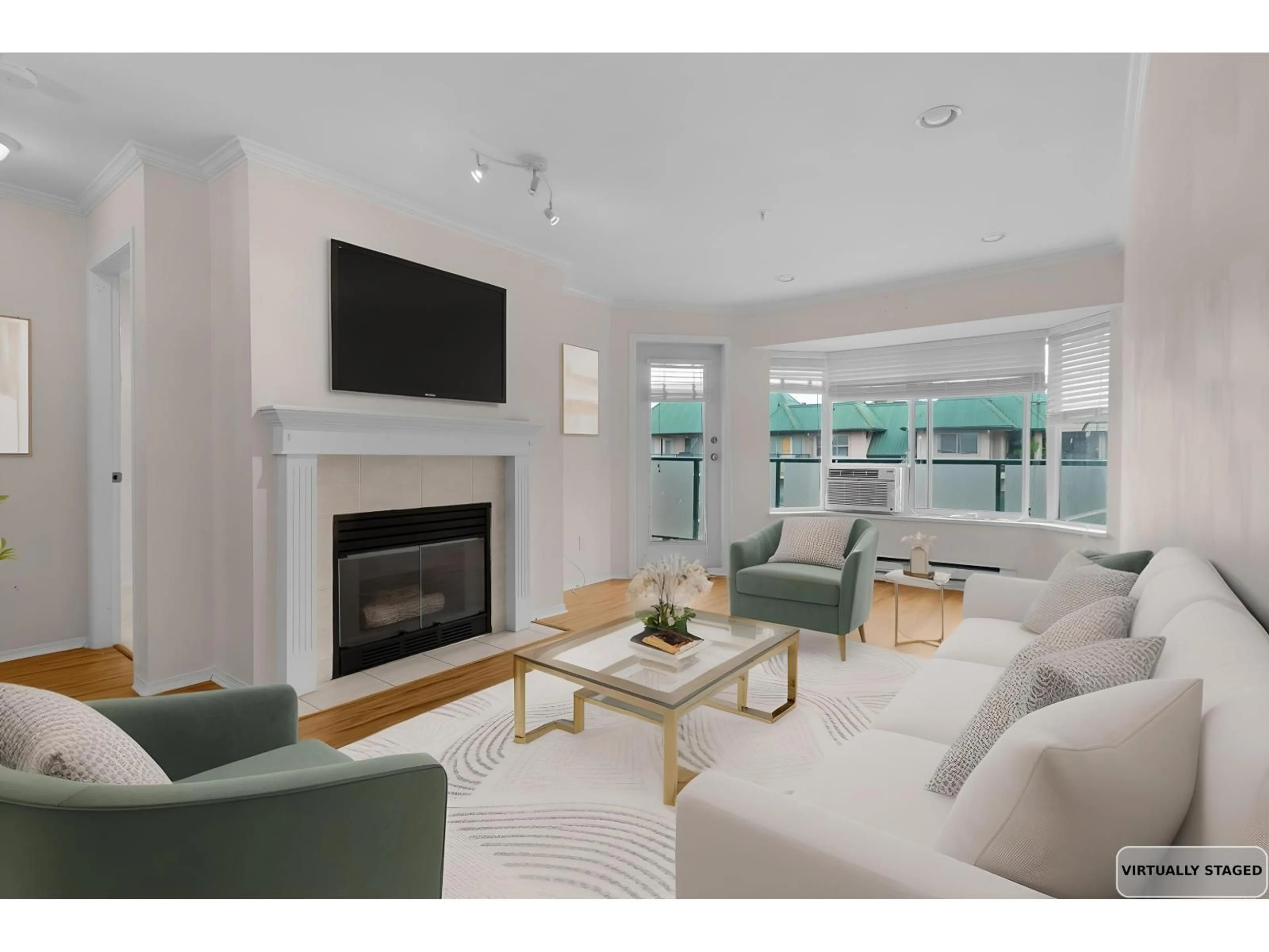 Living room with furniture, unknown for 406 - 2960 TRETHEWEY, Abbotsford British Columbia V2T6P5