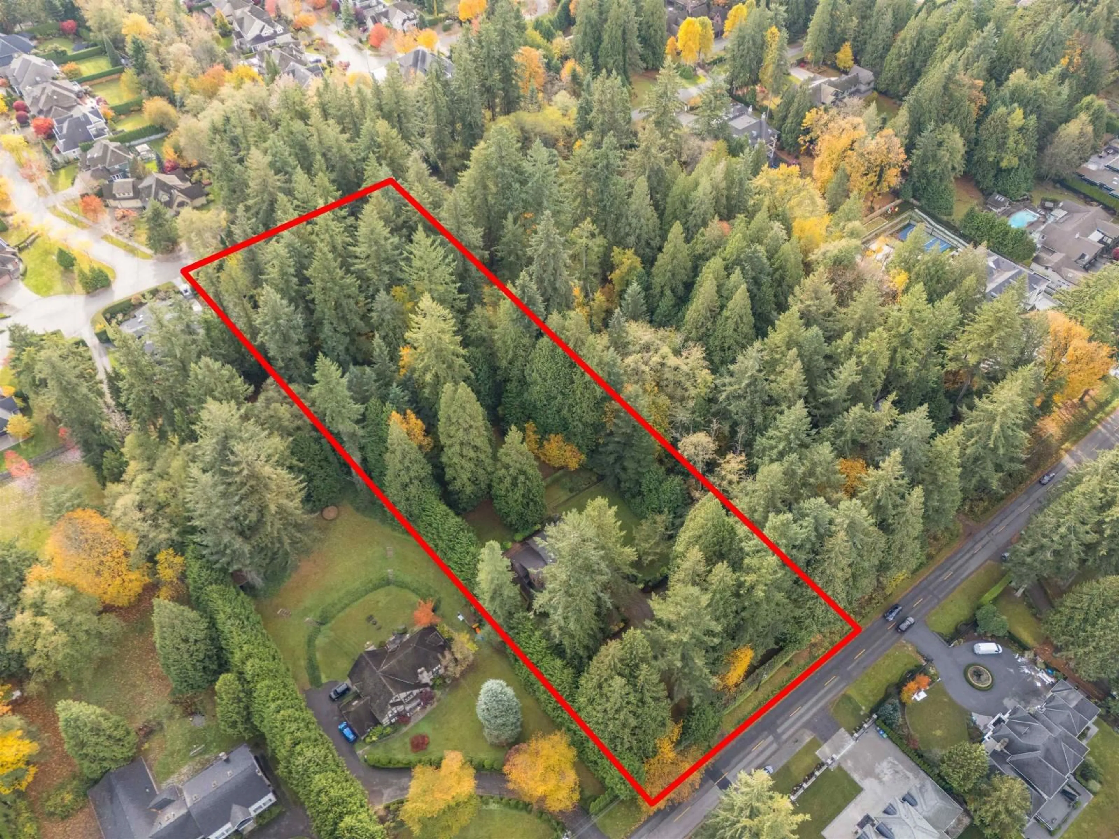 A pic from outside/outdoor area/front of a property/back of a property/a pic from drone, forest/trees view for 13912 28, Surrey British Columbia V4P1T4