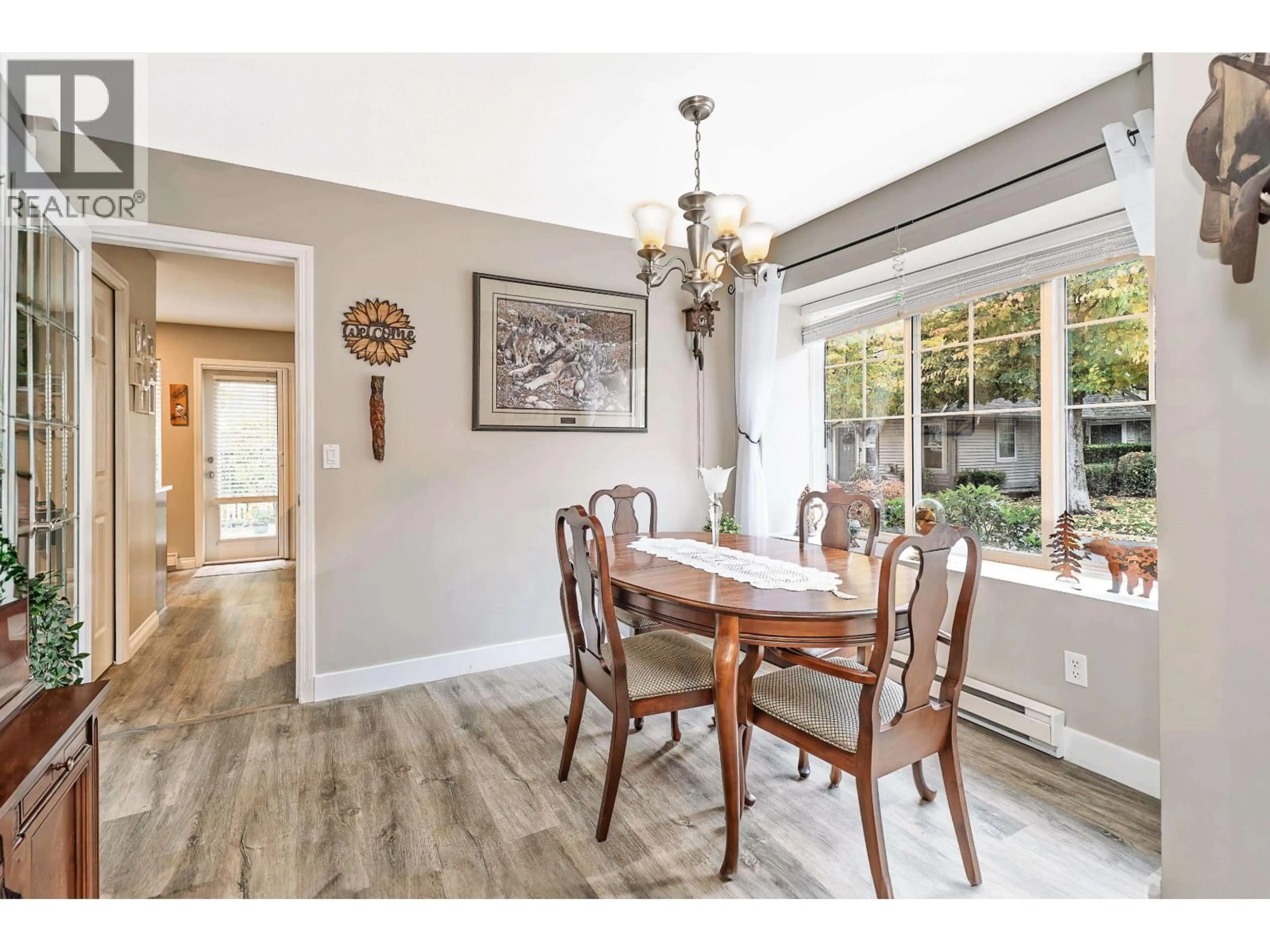 Dining room, wood/laminate floor for 60 - 23085 118 AVENUE, Maple Ridge British Columbia V2X3J7